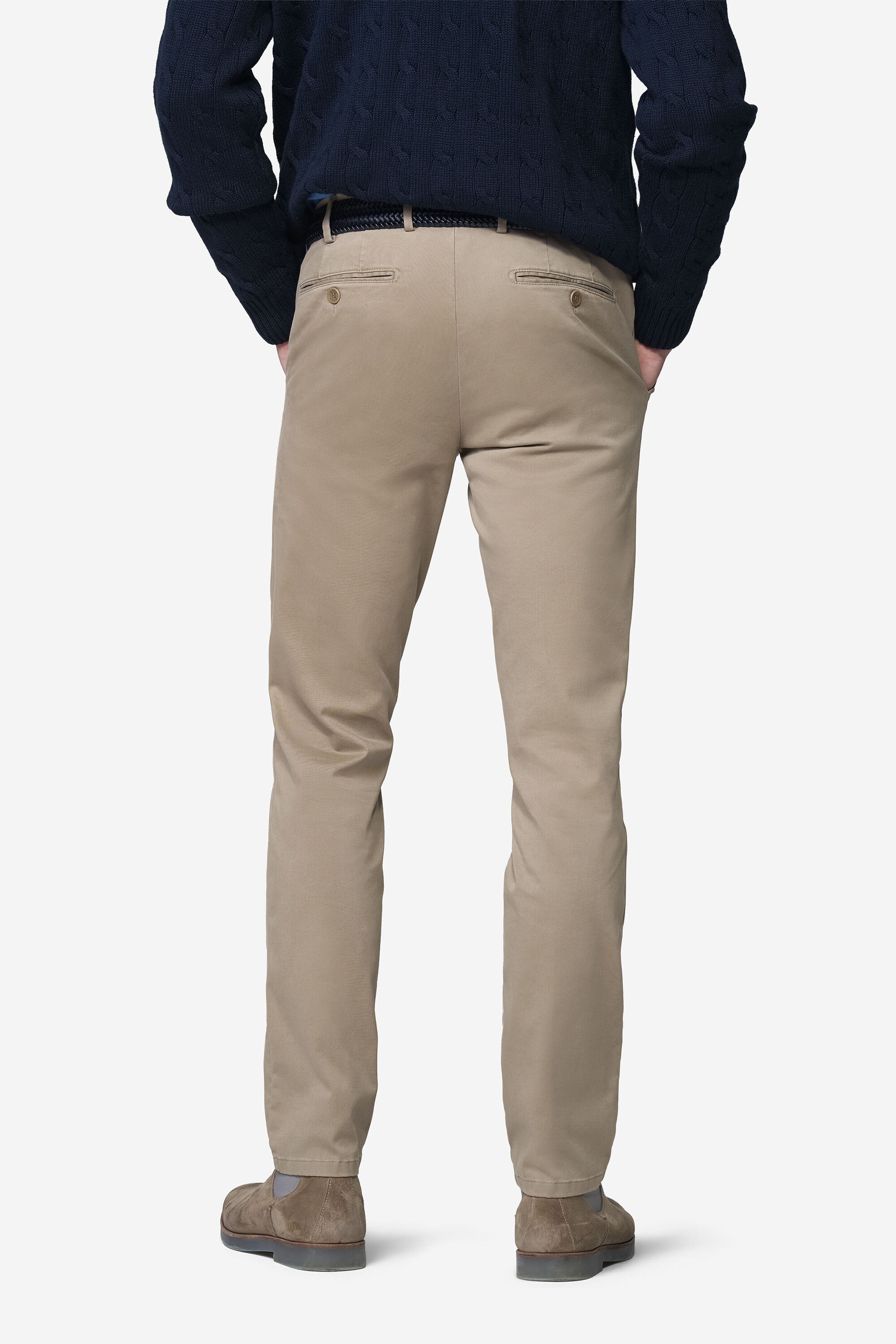 MEYER Chinos »Bonn 2-8555«  in Pima-Satin