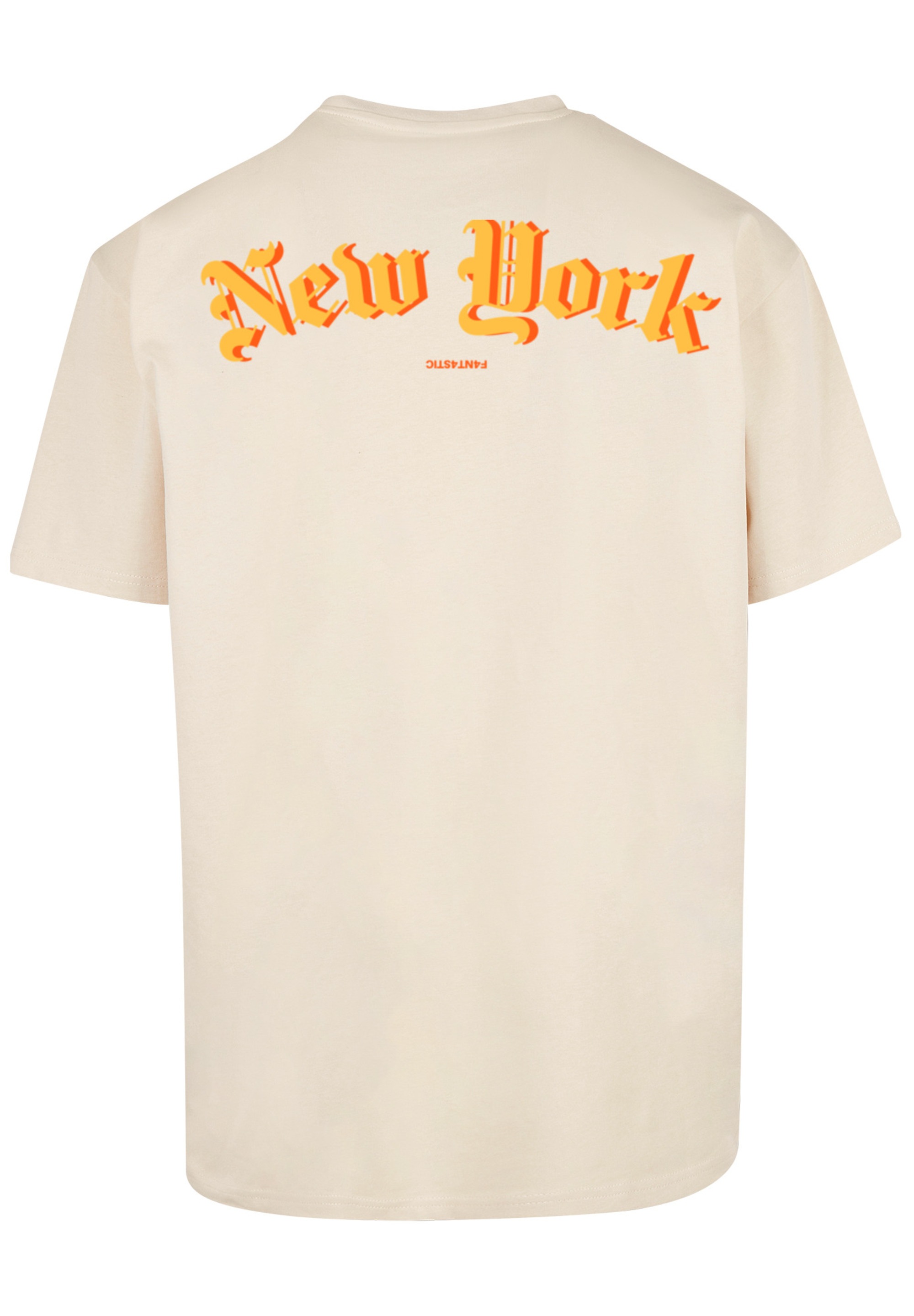 F4NT4STIC T-Shirt »New York Orange OVERSIZE TEE«, Print