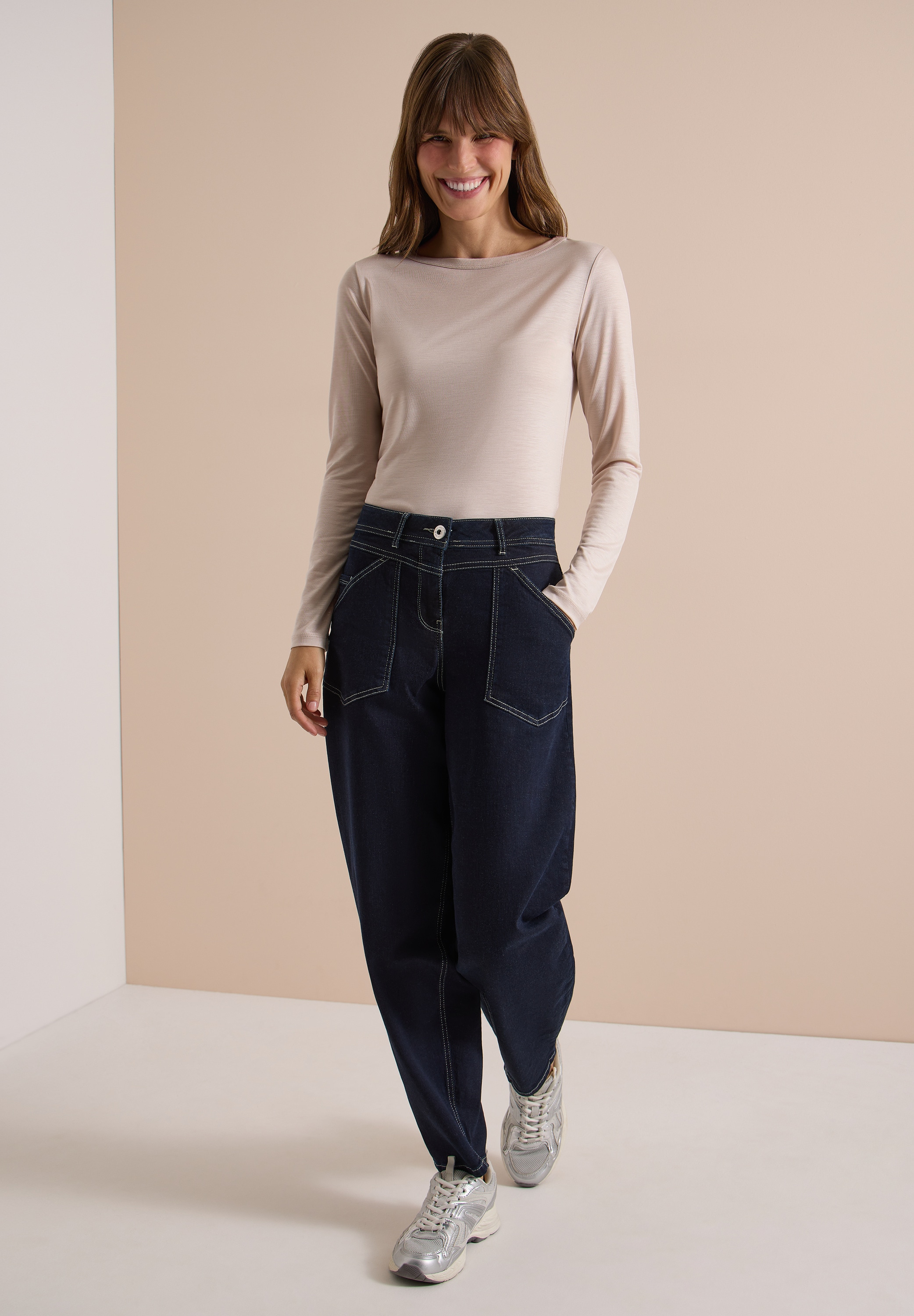 Cecil Loose-fit-Jeans 5-Pocket-Style