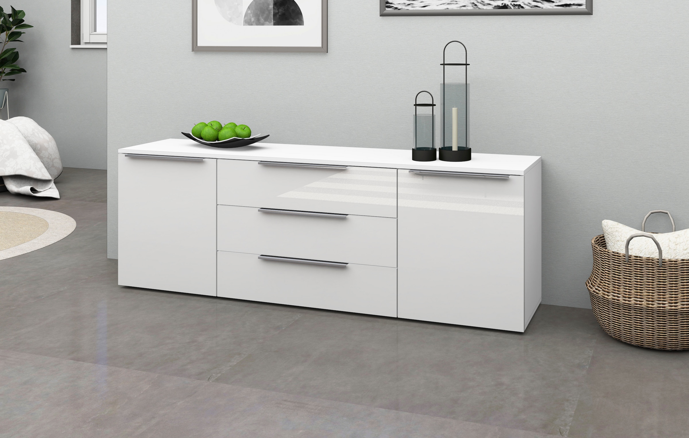 borchardt Möbel Sideboard "Oliva", Breite 166 oder 200 cm günstig online kaufen