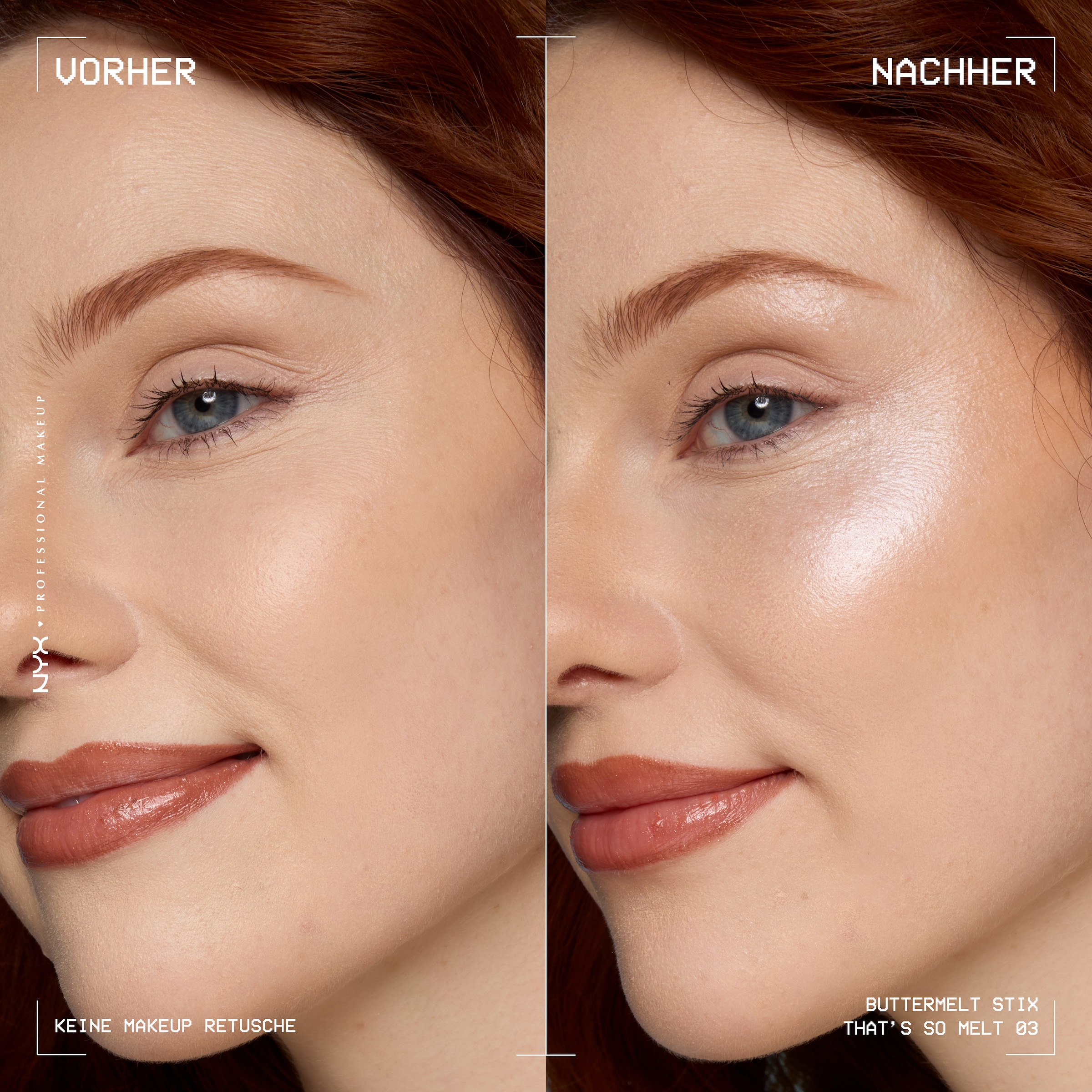 NYX PROFESSIONAL MAKEUP Highlighter »BUTTERMELT STIX GLOW BOOSTING HIGHLIGHTER STICK« mit Cupuaçu- und Kokosnussbutter, für einen ultimativen Glow
