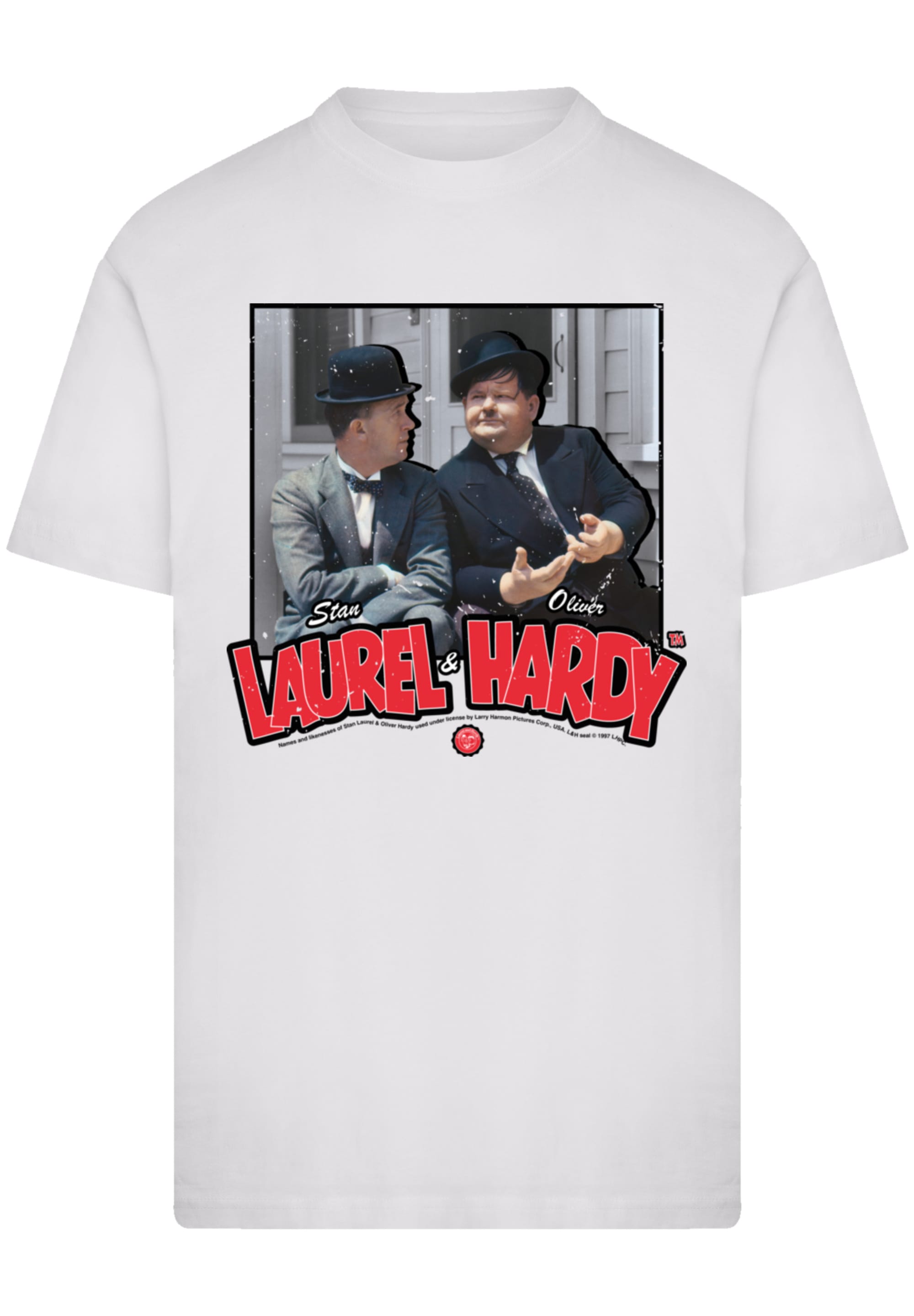 F4NT4STIC T-Shirt »Stan Laurel & Oliver Hardy Comedy Duo«, Premium Qualität