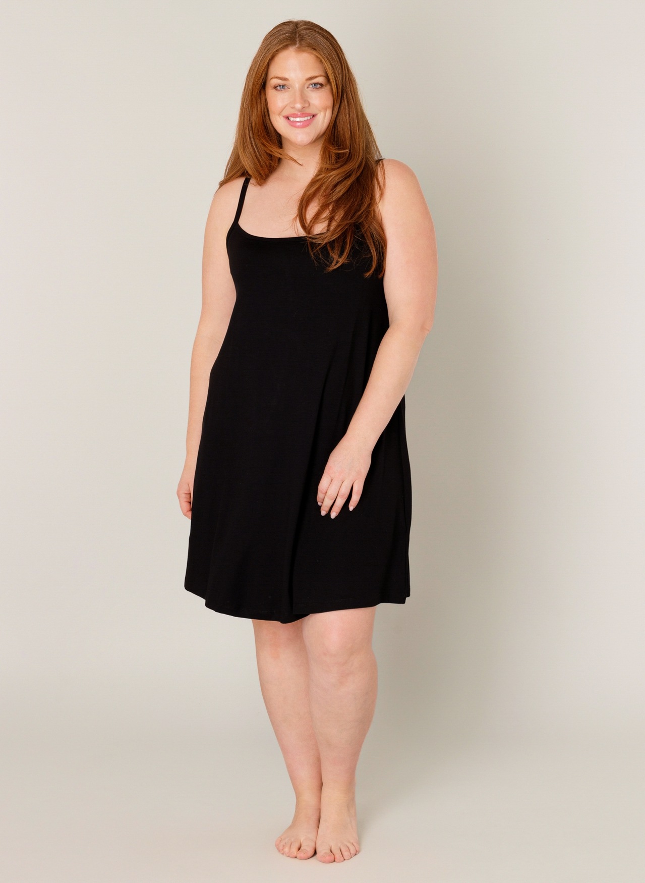 Base Level Curvy Trägerkleid "Alissa" Verstellbare Träger günstig online kaufen