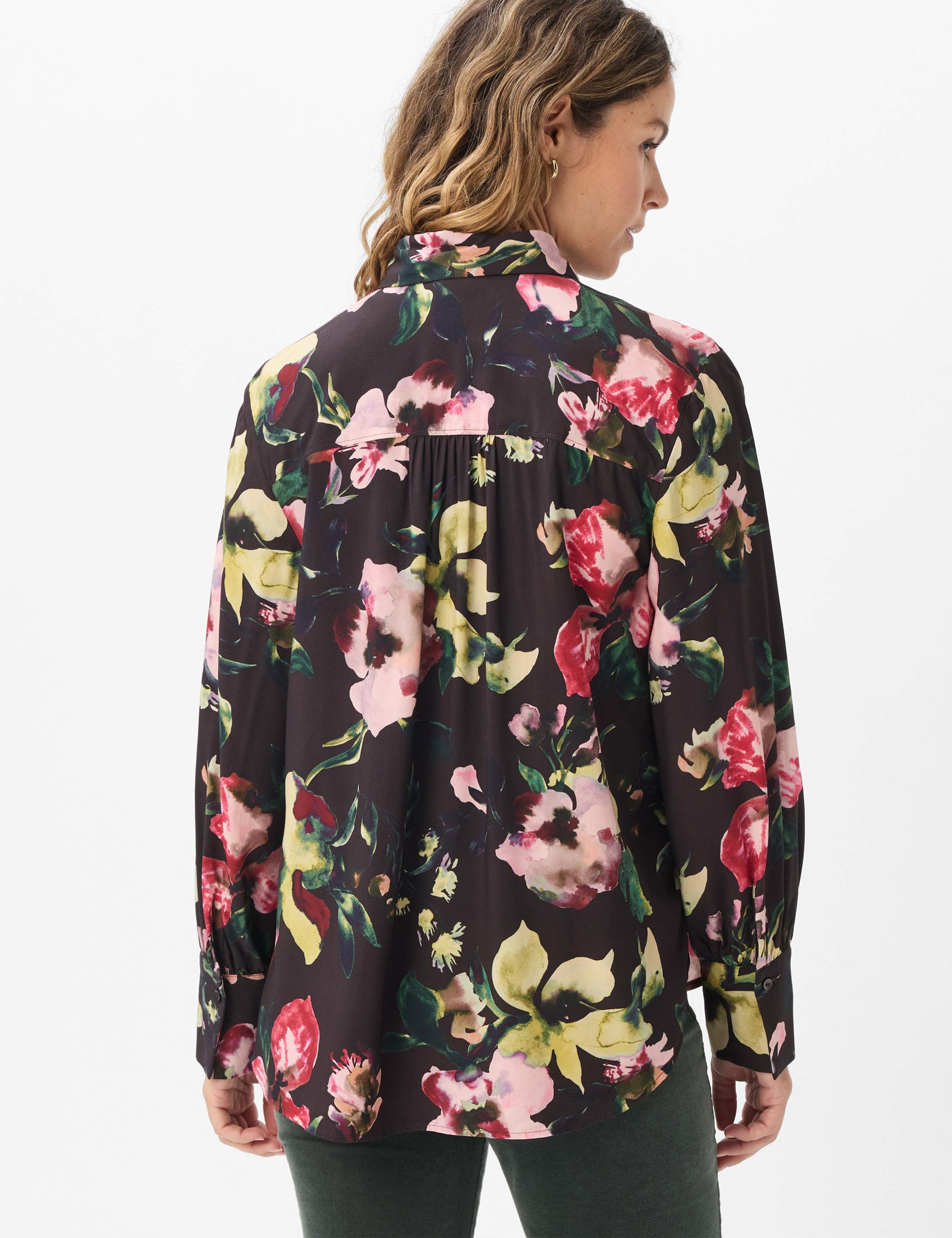 Brax Klassische Bluse »Style VIC« Flowerprint: Bluse aus reiner Viskose
