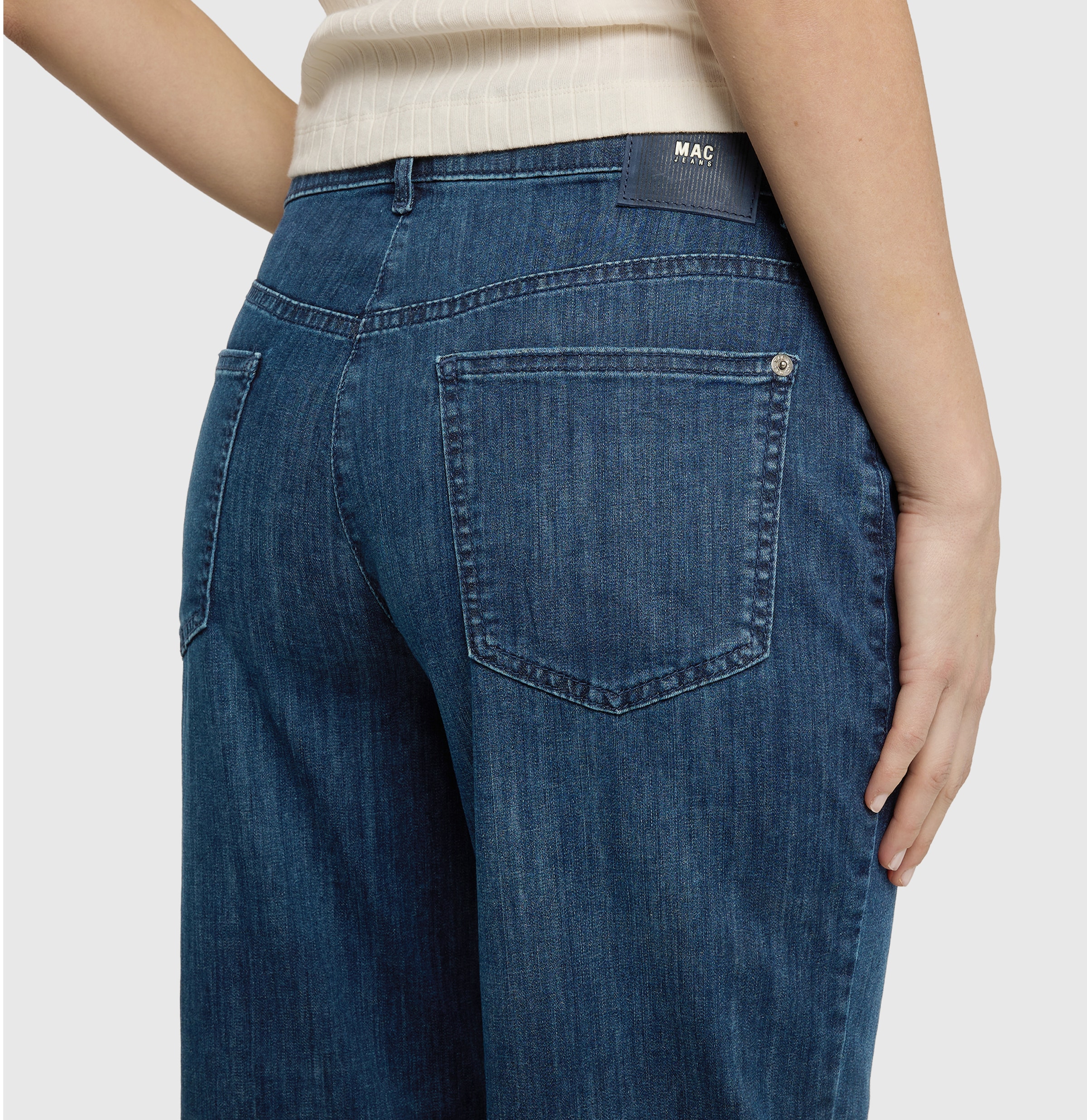 MAC Straight-Jeans mit Taschen