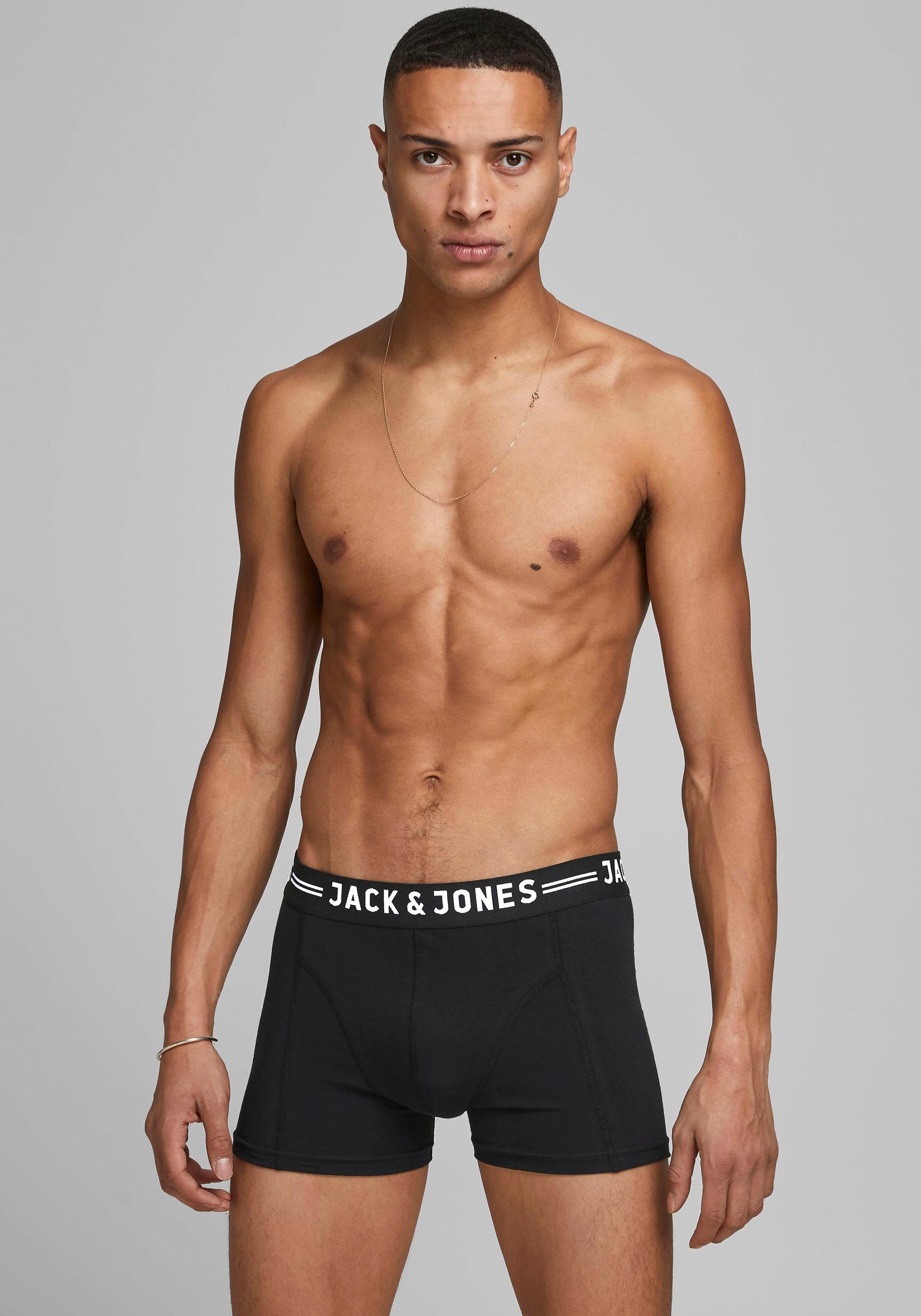 Jack & Jones Herren Boxershort SENSE - 3er PACK günstig online kaufen