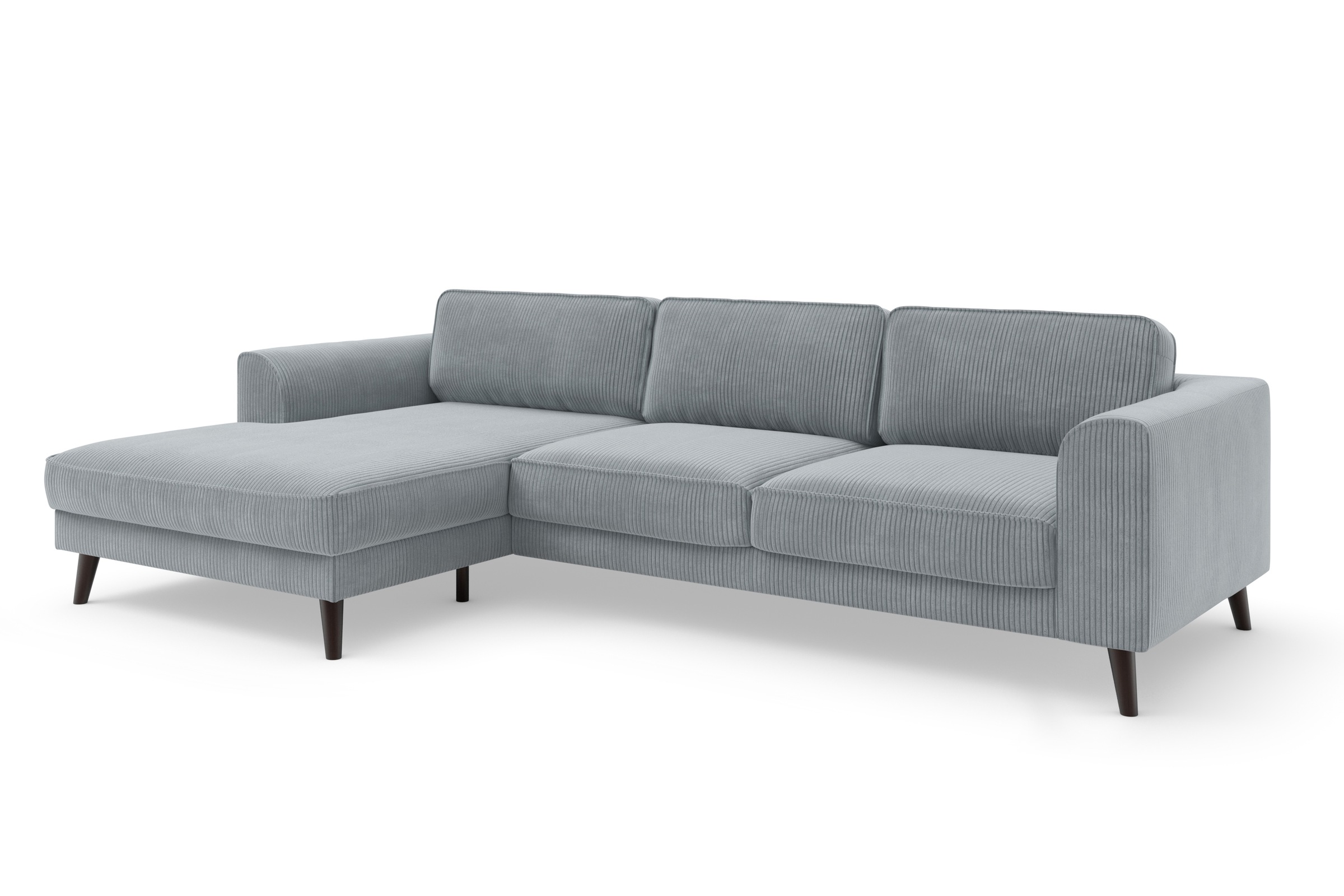TRENDMANUFAKTUR Ecksofa »Lumber Jack, elegantes Designsofa, zeitlos modern, hoher Sitzkomfort«, wahlweise mit Bettfunktion u. Bettkasten, L-Form