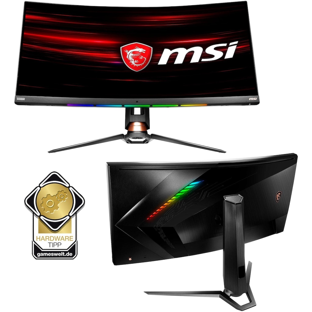 MSI Curved-Gaming-LED-Monitor »Optix MPG341CQR«, 86,36 cm/34 Zoll, 3440 x 1440 px, UWQHD, 1 ms Reaktionszeit, 144 Hz