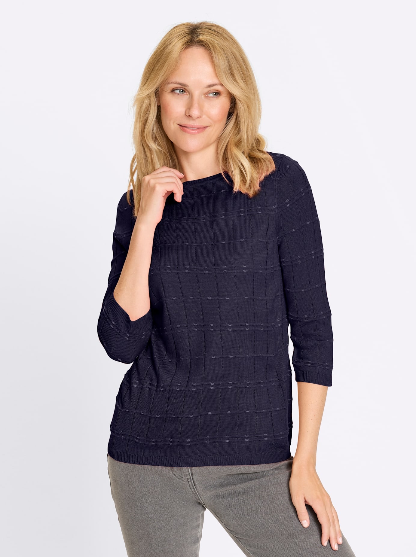Classic Basics Strickpullover "3/4-Arm-Pullover" günstig online kaufen