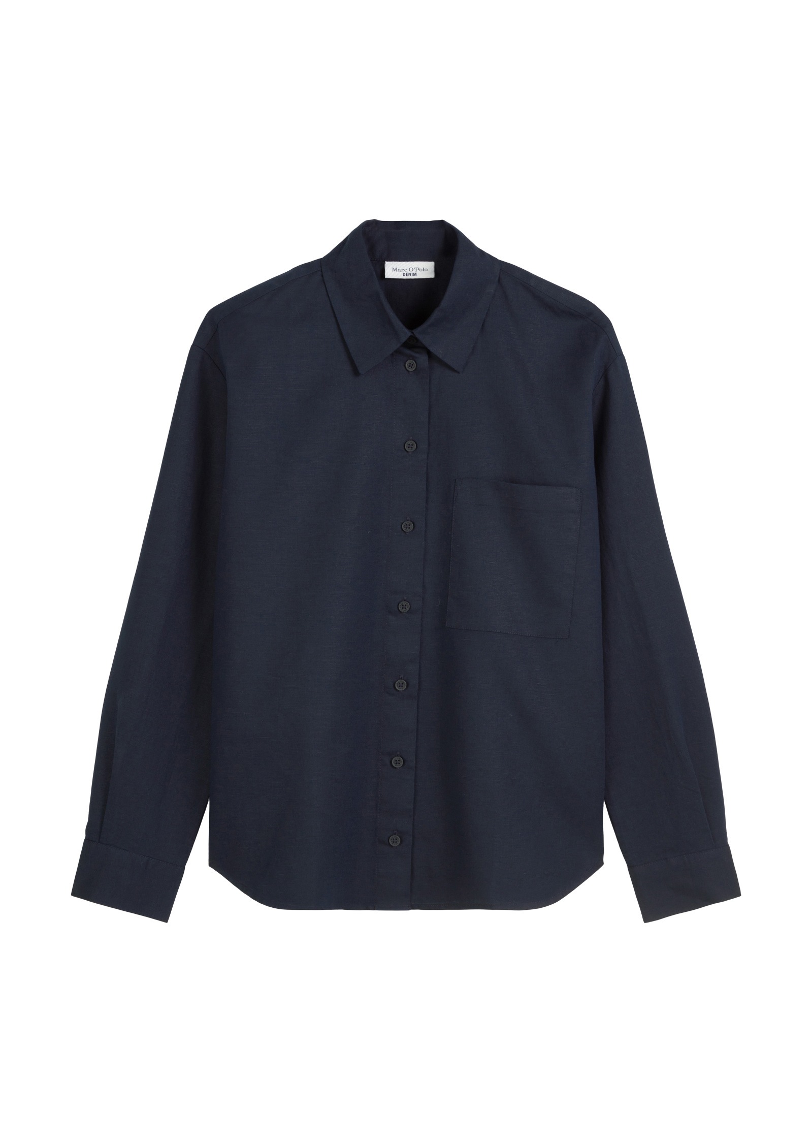 Marc O'Polo DENIM Langarmbluse »aus Leinen-Baumwolle-Mix«