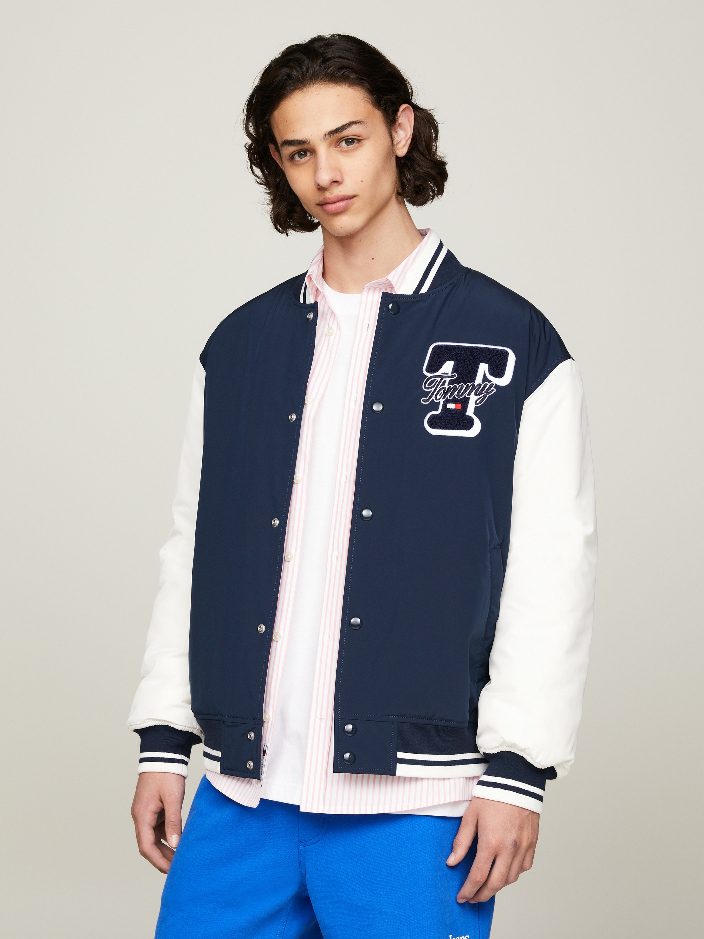 Tommy Jeans Collegejacke "TJM COLORBLOCK VARSITY JACKET" günstig online kaufen