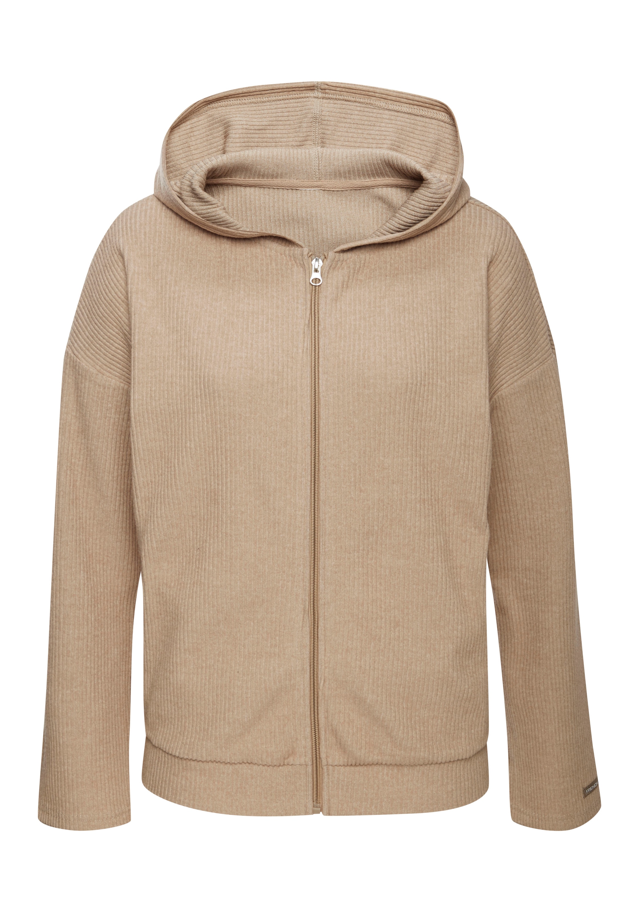 French Connection Sweatjacke, weiche Rippstruktur, Loungewear
