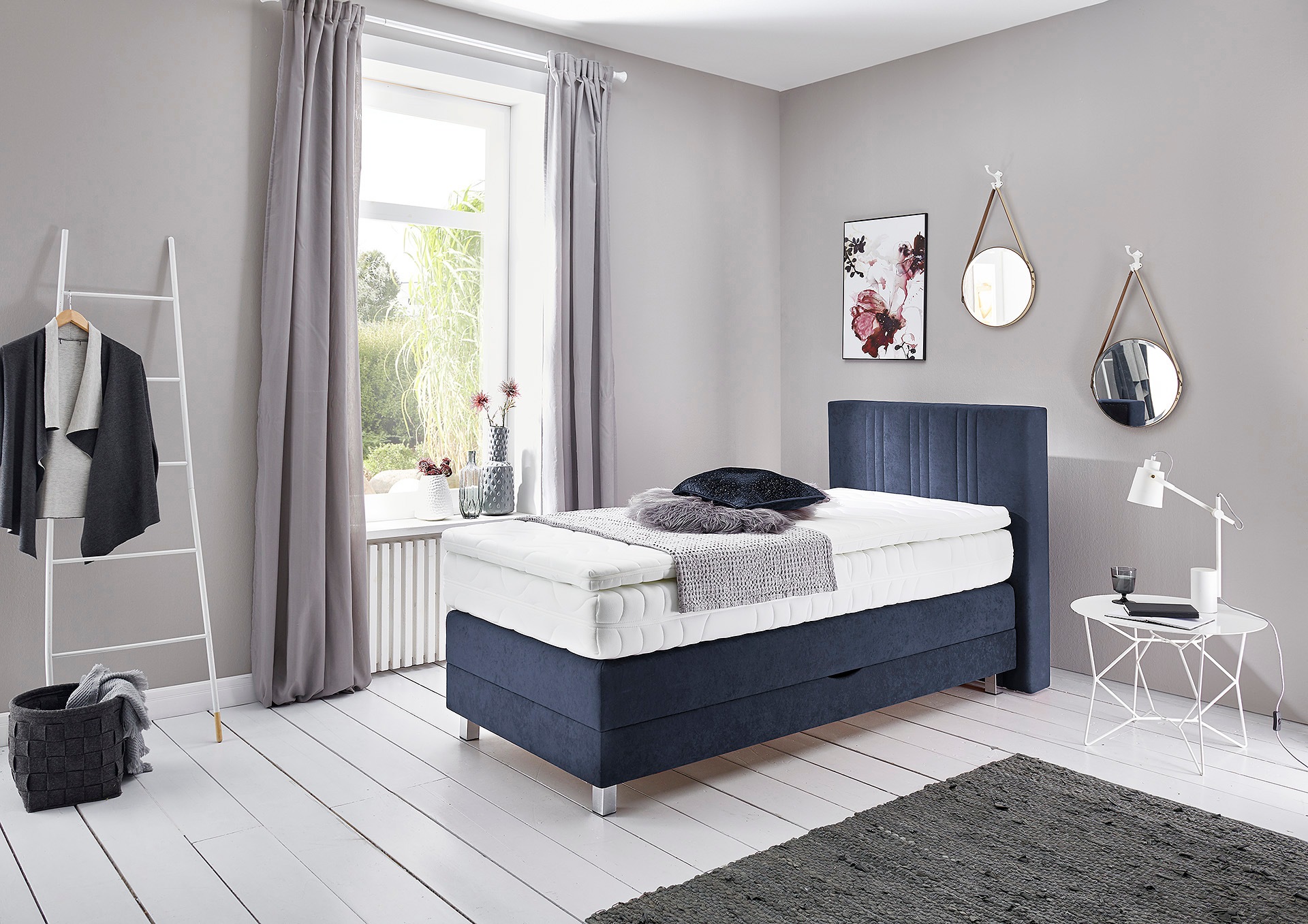 Westfalia Schlafkomfort Boxspringbett wahlweise mit Bettkasten und Topper günstig online kaufen