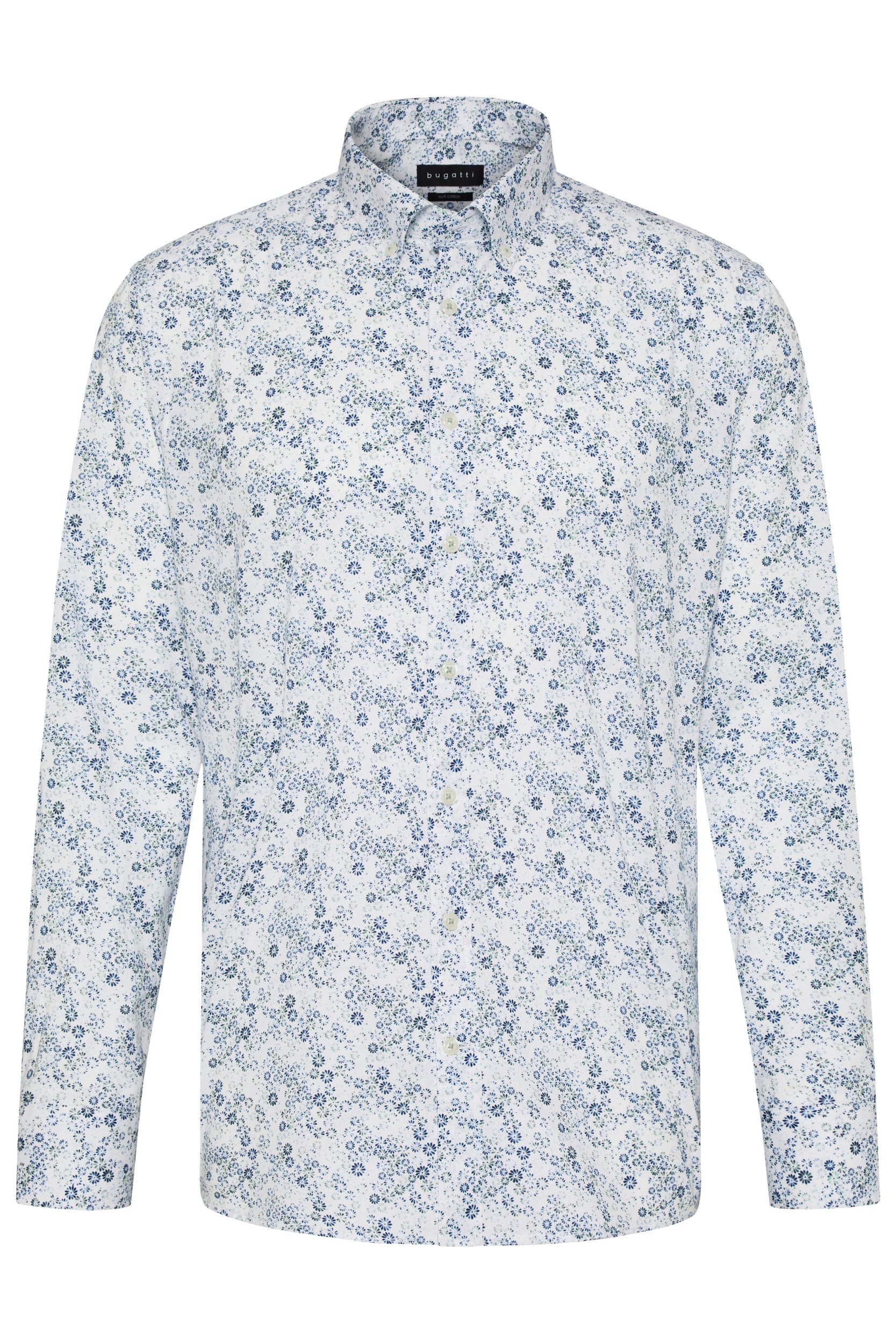 Langarmhemd, mit Blumen-Print