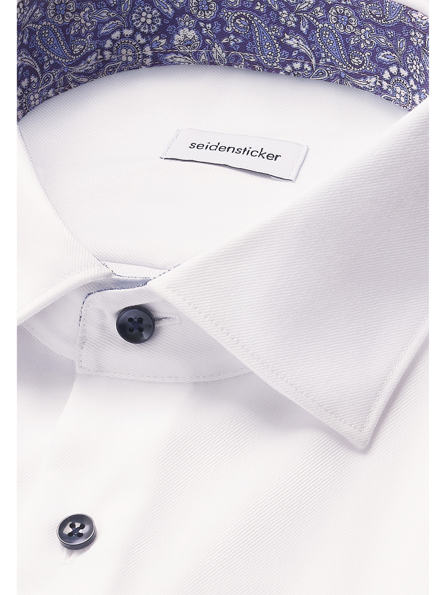 seidensticker Businesshemd »Schwarze Rose« Slim 1/1 Kentkragen Uni