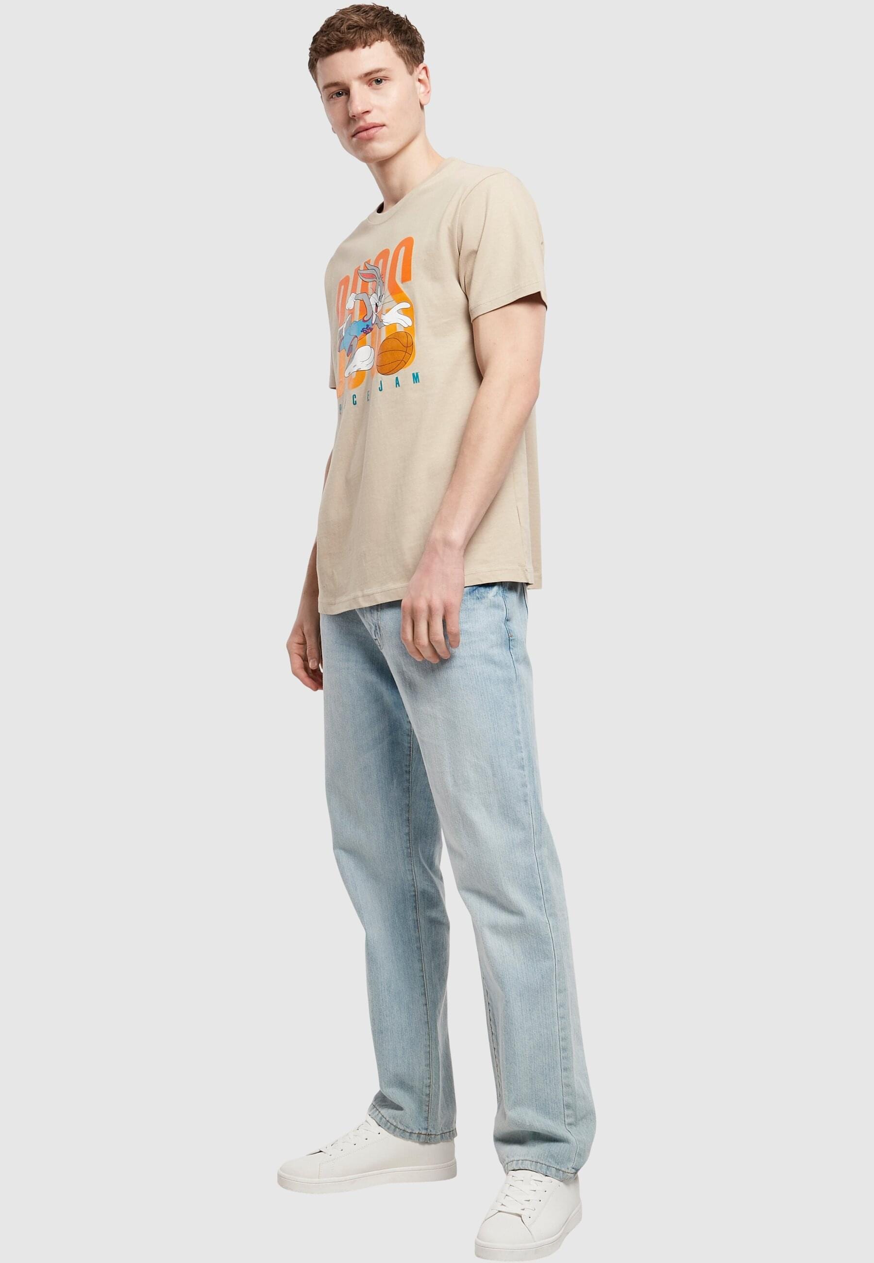 MisterTee Kurzarmshirt »MisterTee Herren Space Jam Big Bugs Playing Tee«, (1 tlg.)