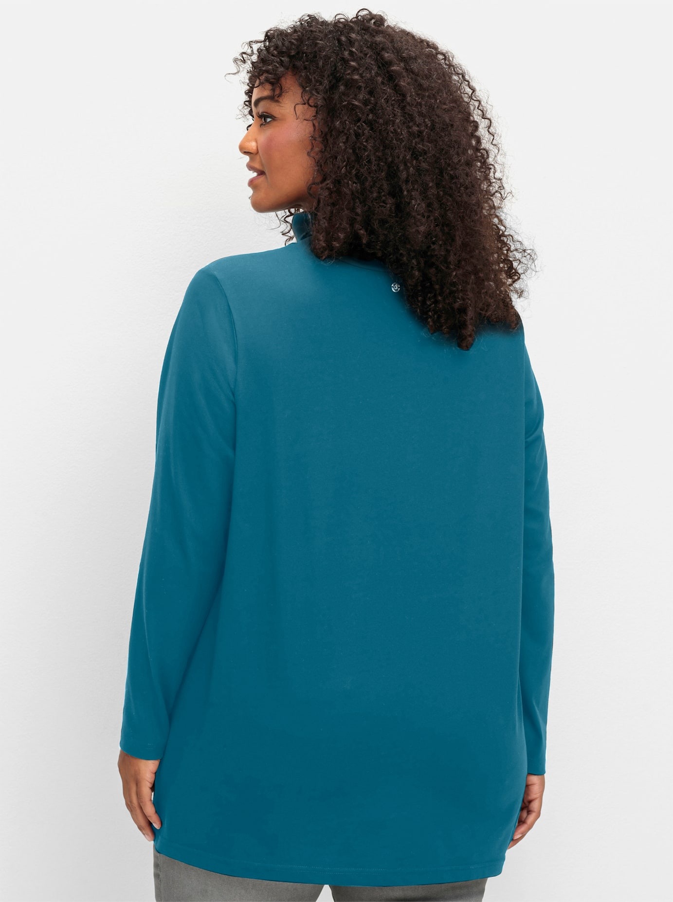 Sheego Rollkragenshirt "Rollkragenshirt", 1 Stk. günstig online kaufen