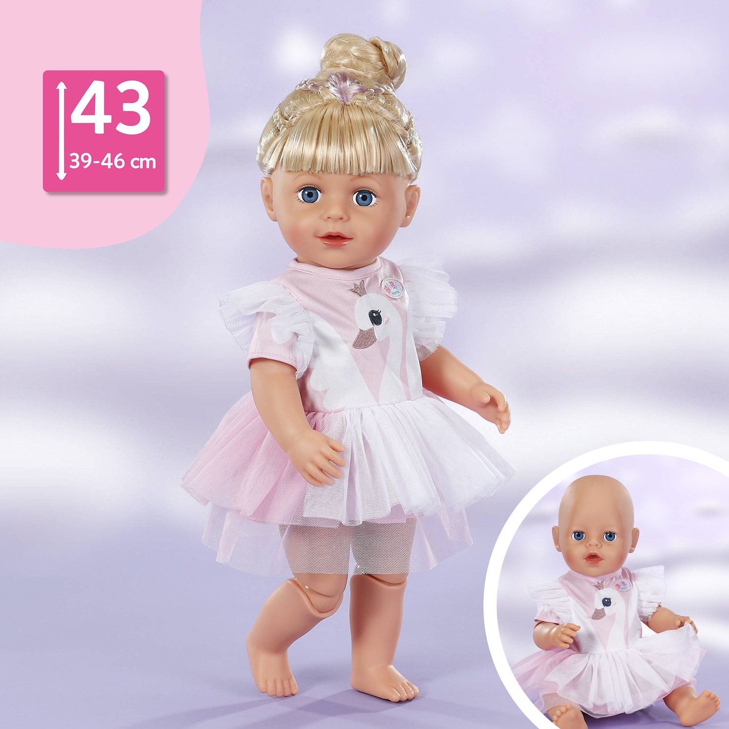 Baby Born Puppenkleidung »Kleid Schwan 43 cm«