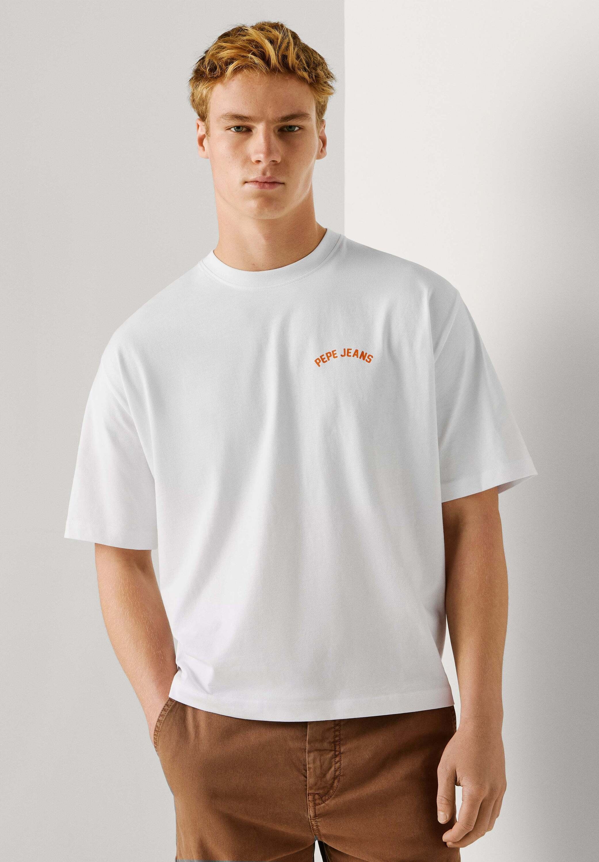 Pepe Jeans T-Shirt »basic t-shirt GIDEON MULTICOLOR TEE«