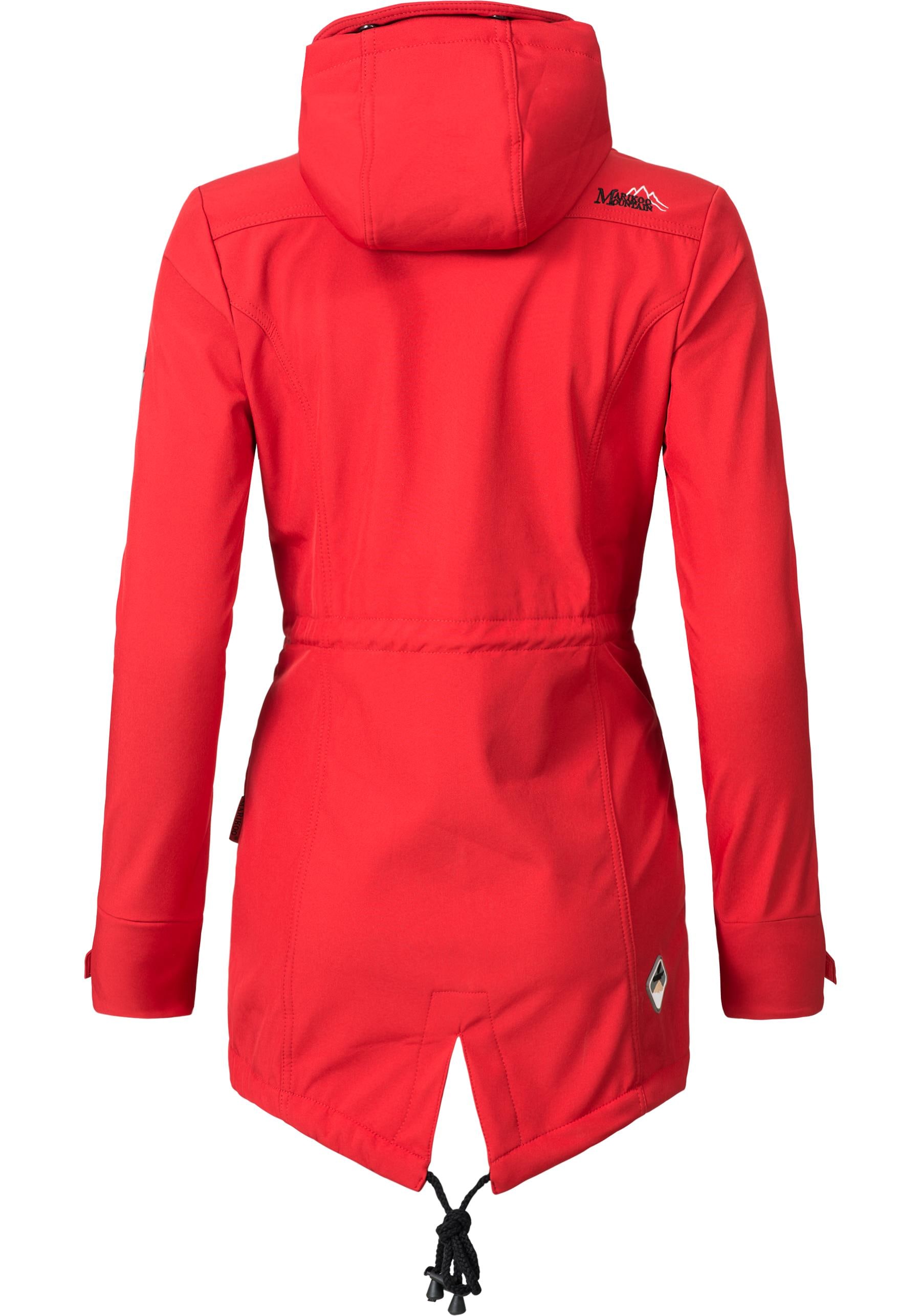 Marikoo Funktionsmantel »Zimtzicke«, Wasserdichter Softshell Parka mit Kapuze