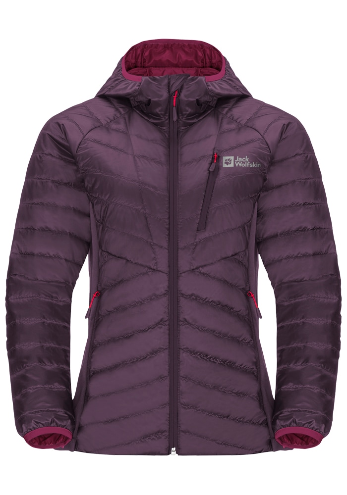 Jack Wolfskin Steppjacke »ROUTEBURN PRO INS JKT W«, mit Kapuze