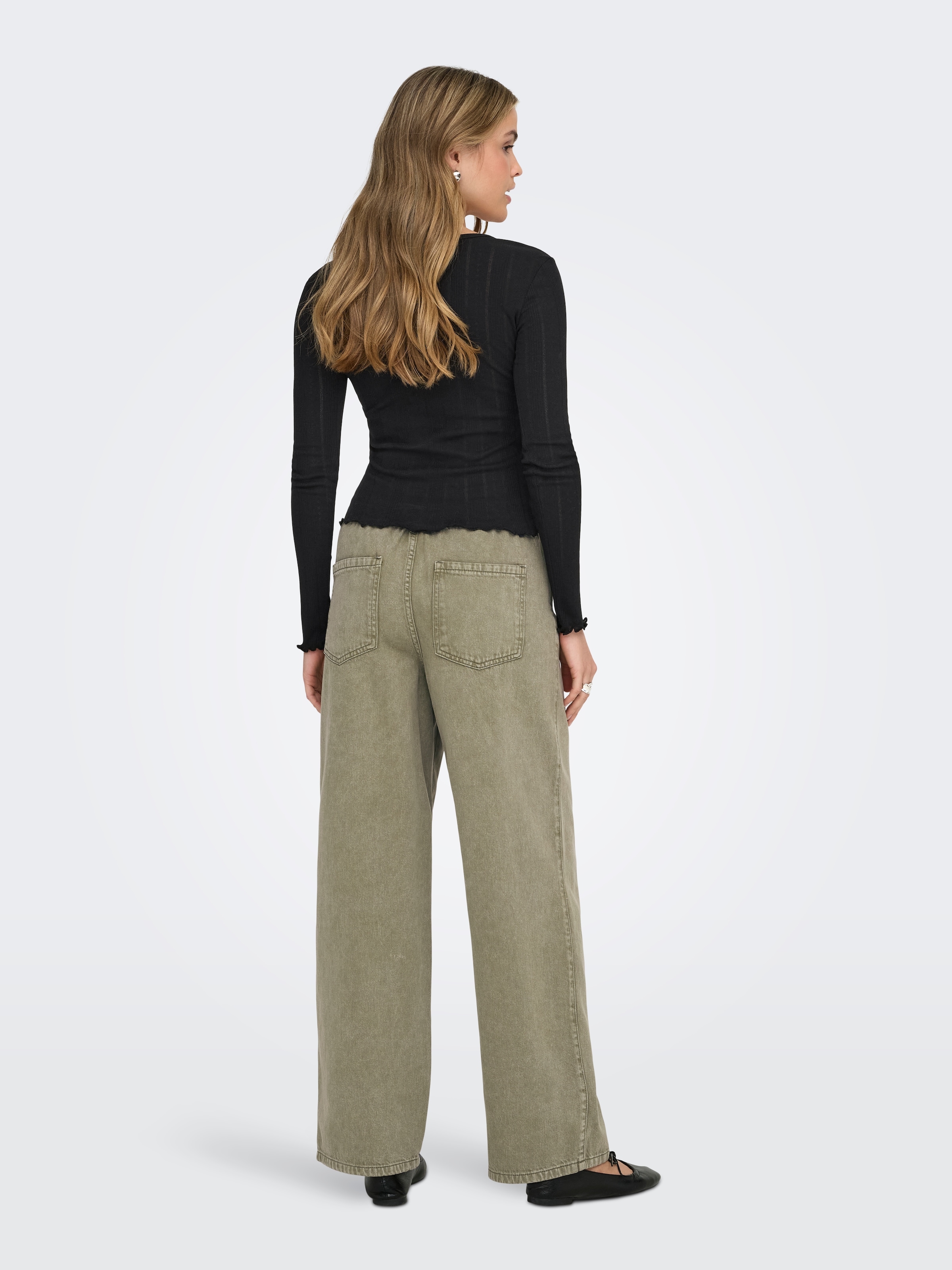 ONLY Langarmshirt »ONLTENNA O-NECK L/S TOP JRS NOOS«