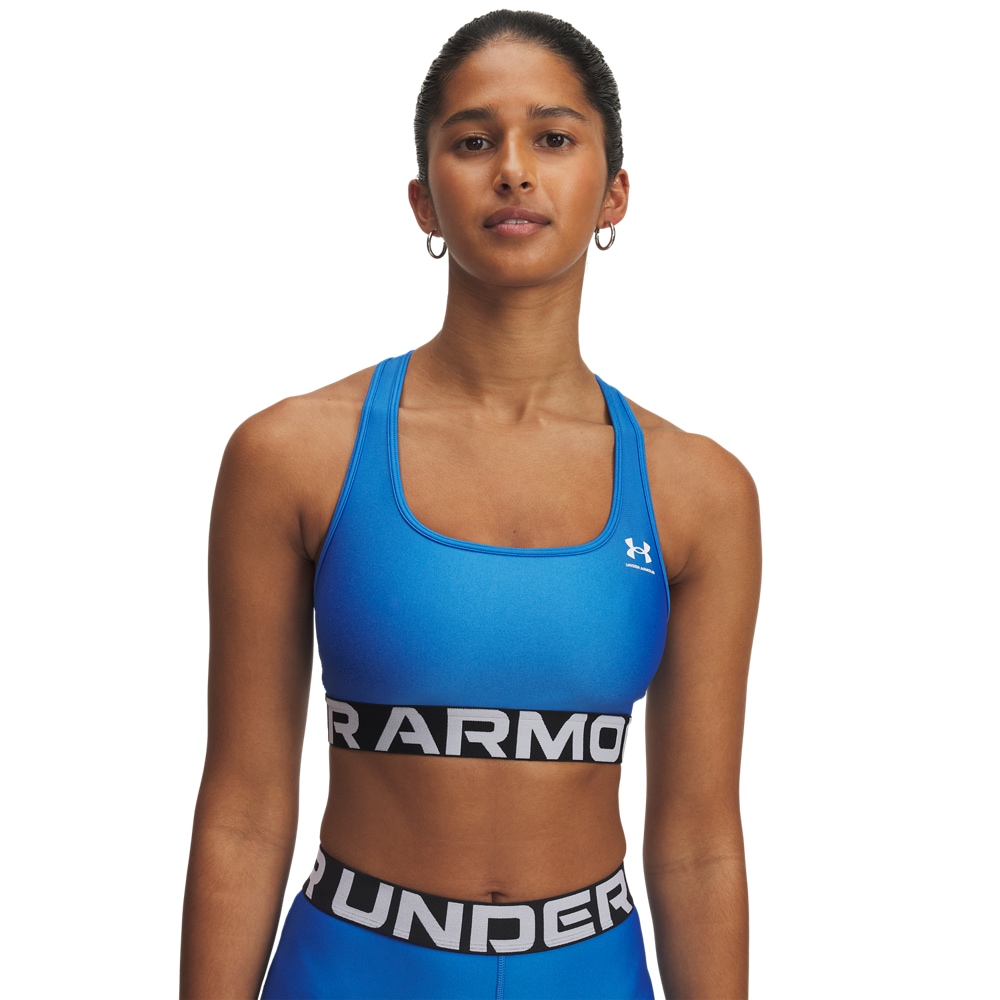 Under Armour Sport-BH "UA HG MID BRANDED" mit bequemem Halt, aus Polyester und Elasthan