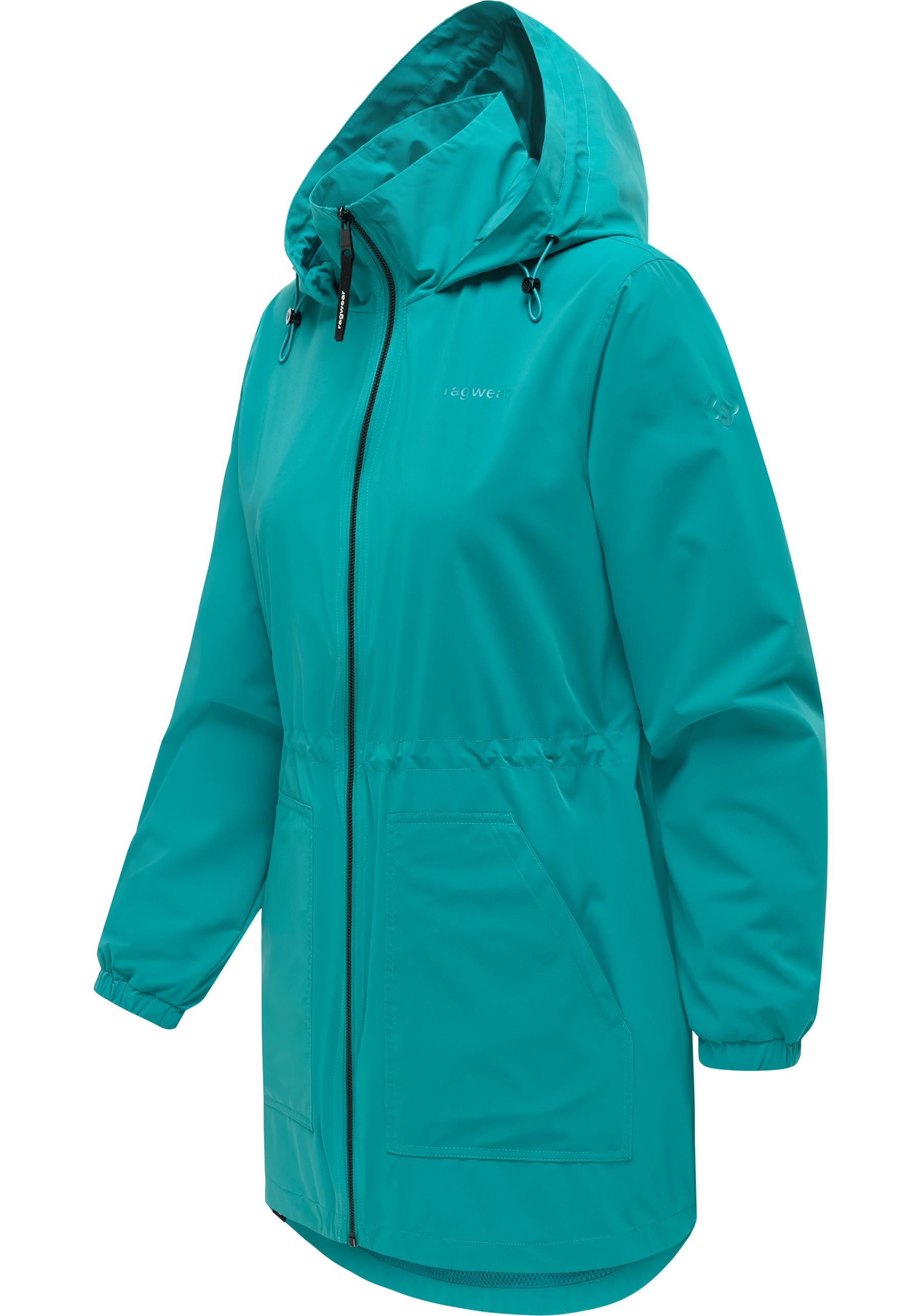 Ragwear Kurzmantel "Brona" Kurzer Damen Übergangsmantel mit Taillenzugband günstig online kaufen