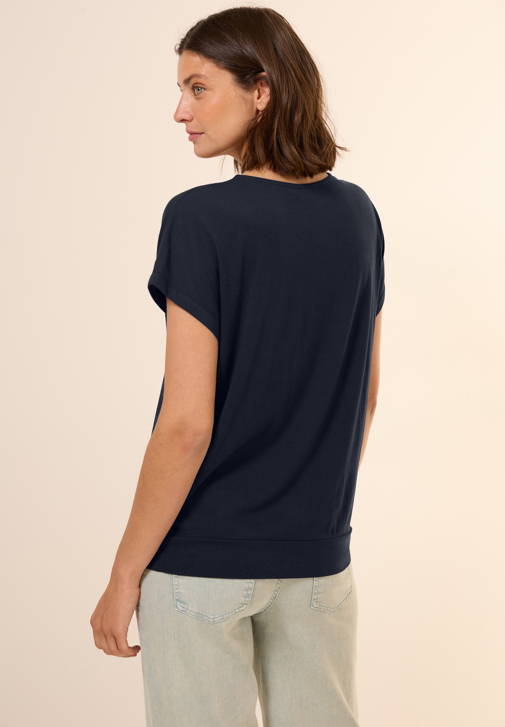 Cecil T-Shirt, im soften Baumwoll-Mix