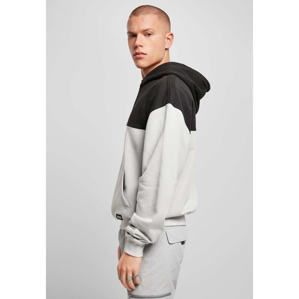 URBAN CLASSICS Sweatshirt »Urban Classics Herren Upper Block Hoody«, (1 tlg.)