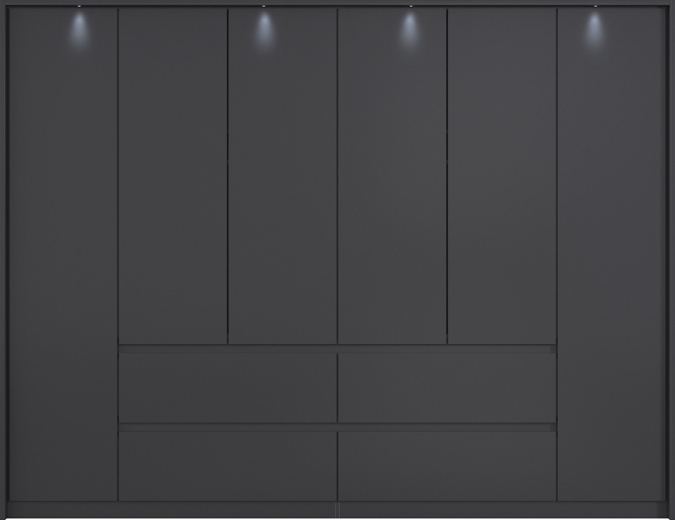 rauch Drehtürenschrank "Mainz mit Passepartout" optional mit Beleuchtung, A günstig online kaufen
