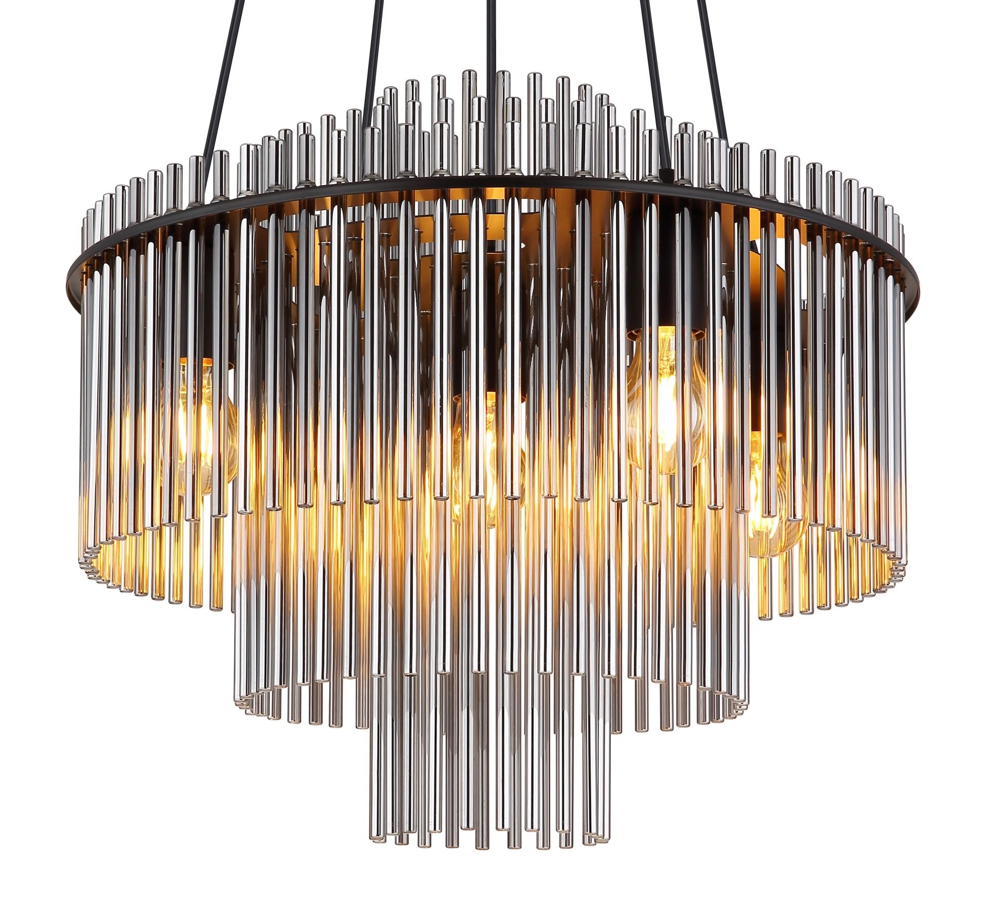 GLOBO LIGHTING LED-Hängeleuchte »GORLEY«, 5 flammig, Leuchtmittel E27 | ohne Leuchtmittel, geeignet für E27 Leuchtmittel