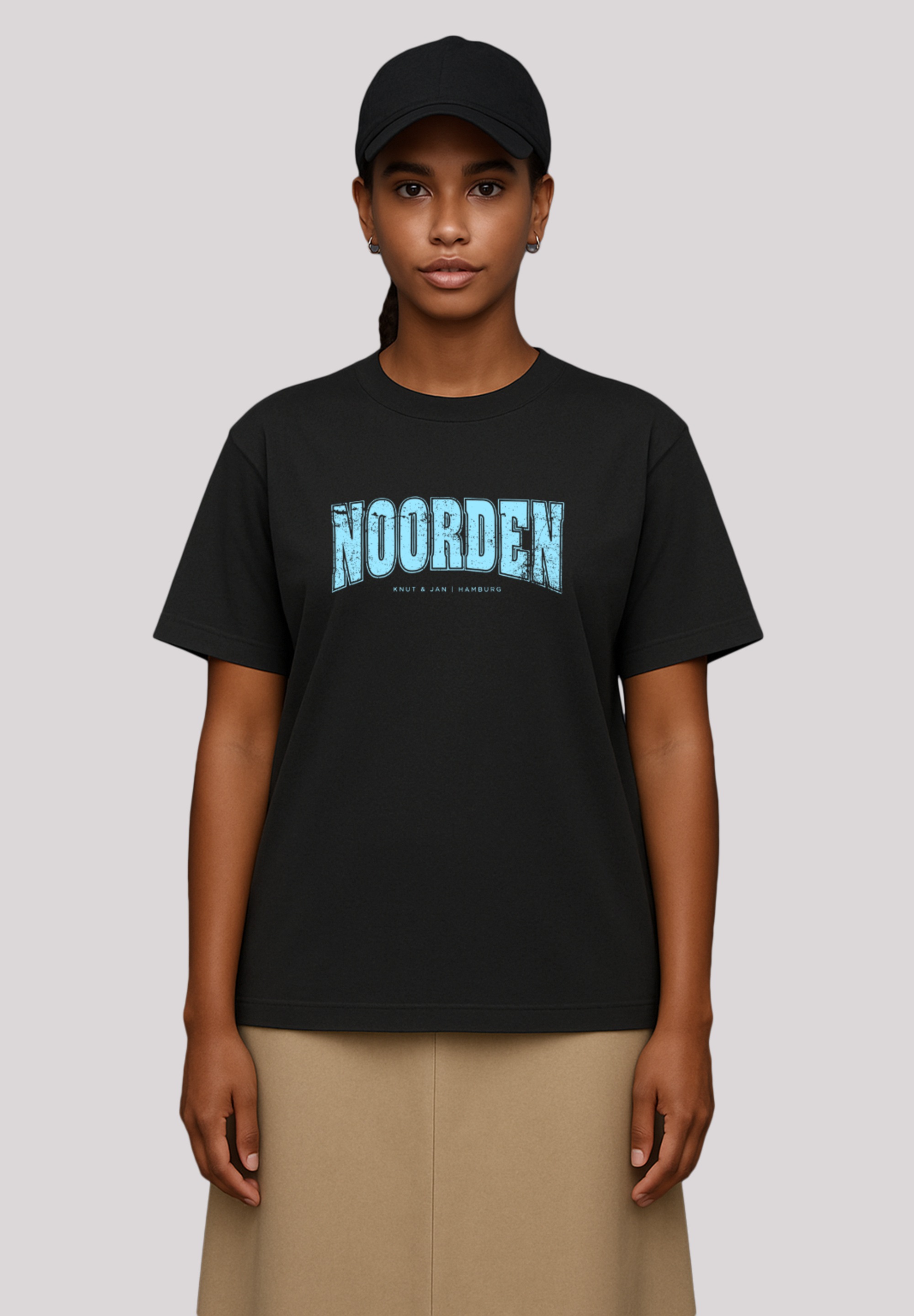 F4NT4STIC T-Shirt "Oversized Shirt Knut & Jan Noorden Collegiate" Premium Q günstig online kaufen