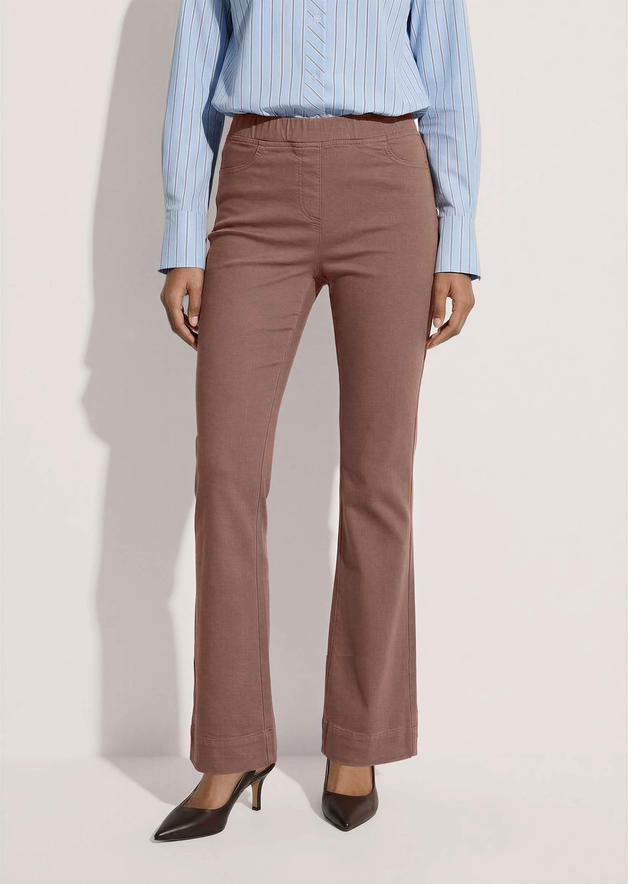 MADELEINE Regular-fit-Jeans »Jeans Thermo-Bootcut-Jeans zum Schlüpfen«