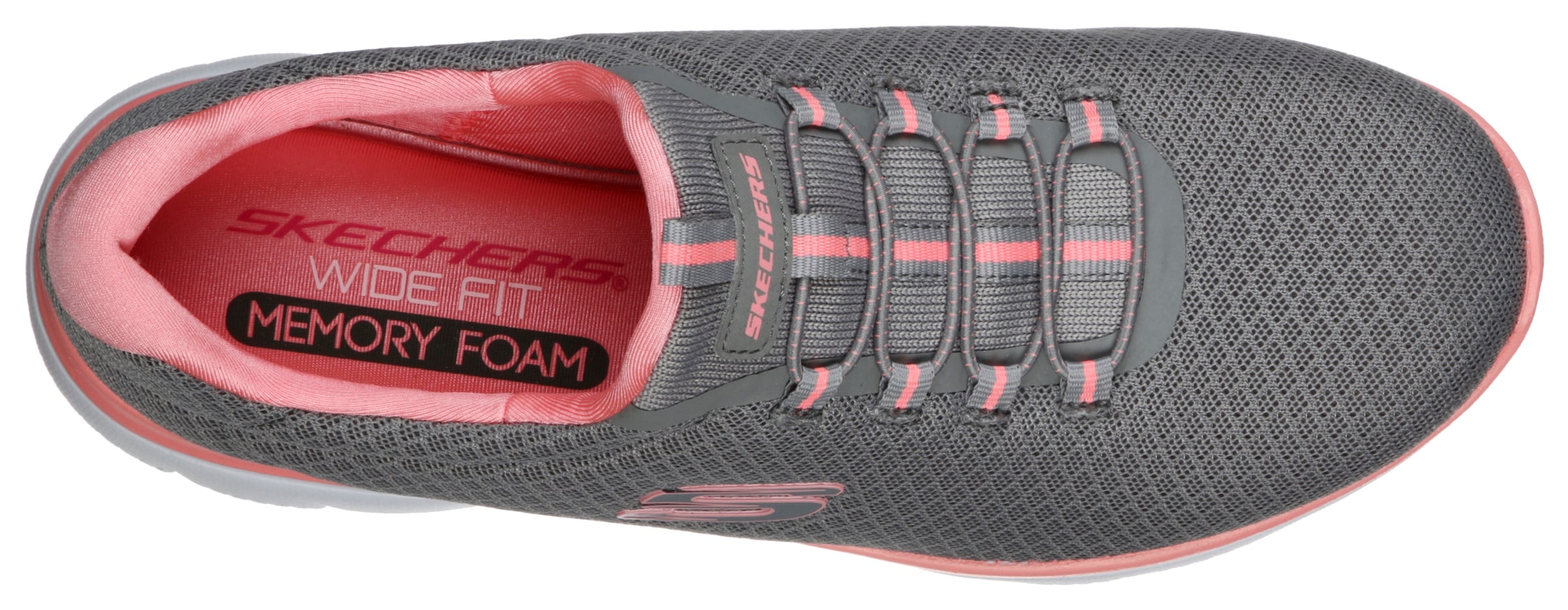 Skechers Slip-On Sneaker »SUMMITS«, Freizeitschuh, Komfortschuh mit stoßdämpfender Zwischensohle