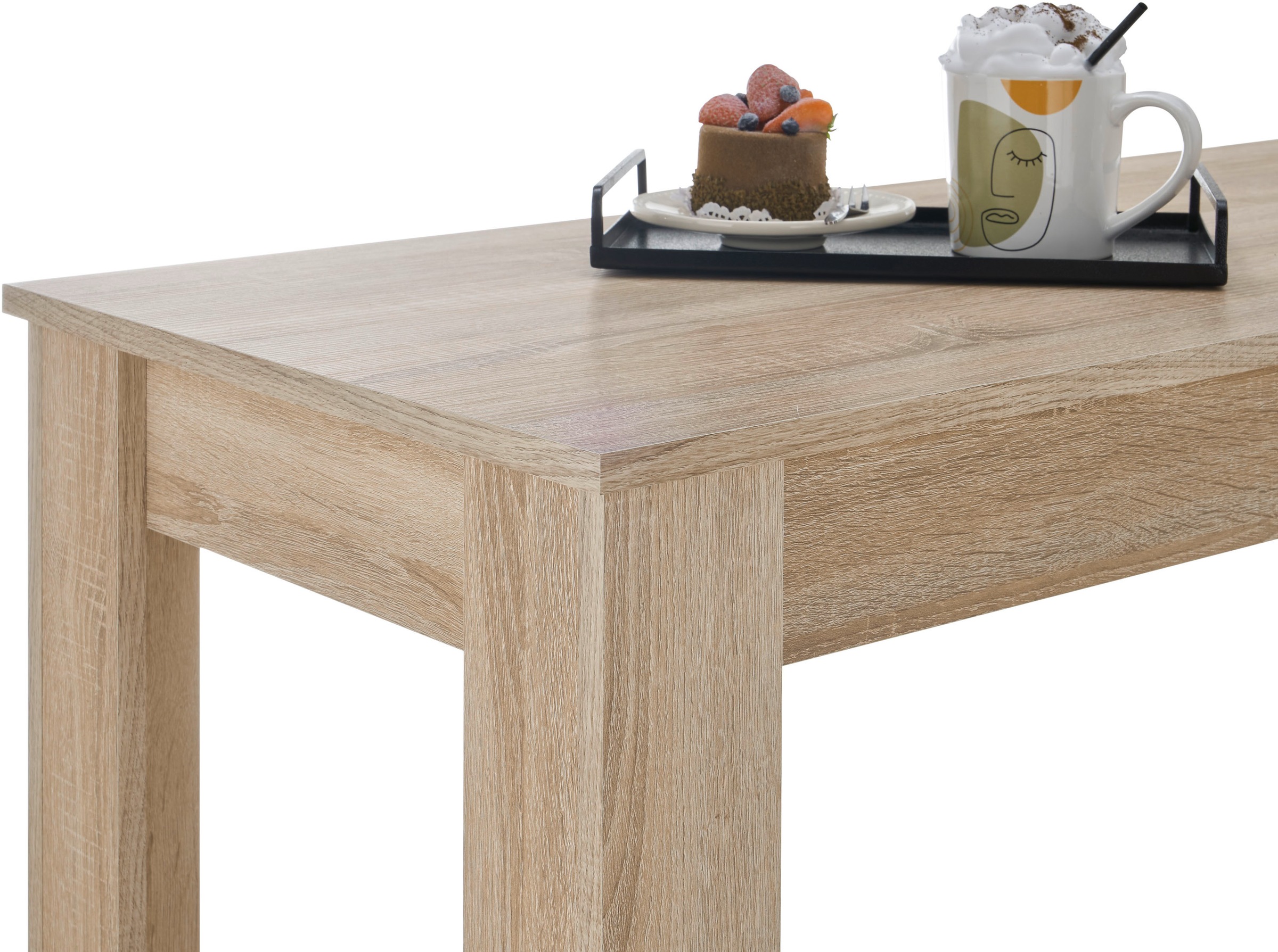 Stolkom Bartisch »Modesto Küchentisch, Bistrotisch, Stehtisch Küche, BxHxT 115x103x50 cm«, Grozügige Fläche, Stabiler Halt, Tischplatte melaminbeschichtet