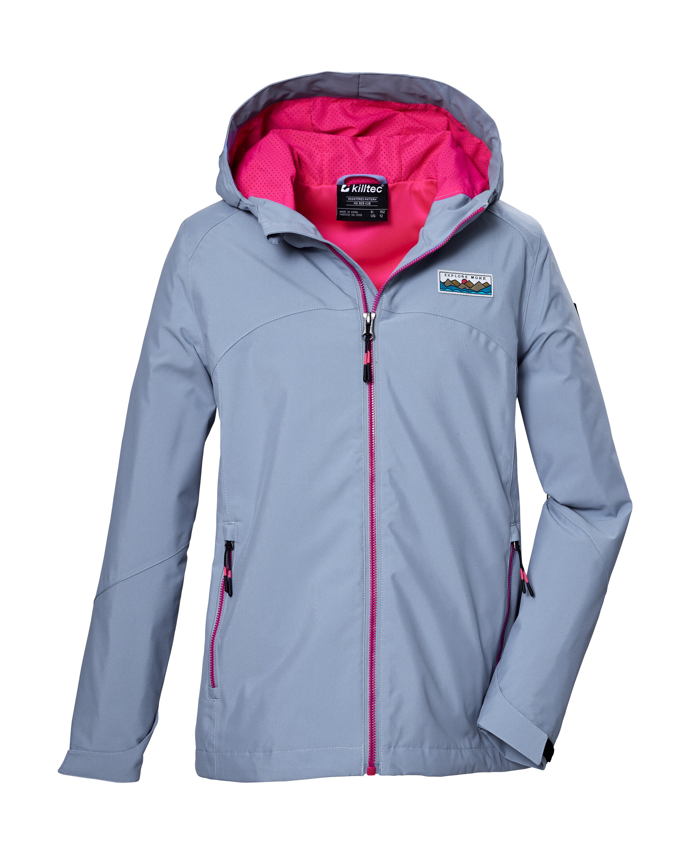 Killtec Funktionsjacke »KOS 146 GRLS JCKT«, Wasserdichte Mädchen Funktionsjacke, PFAS-frei imprägniert