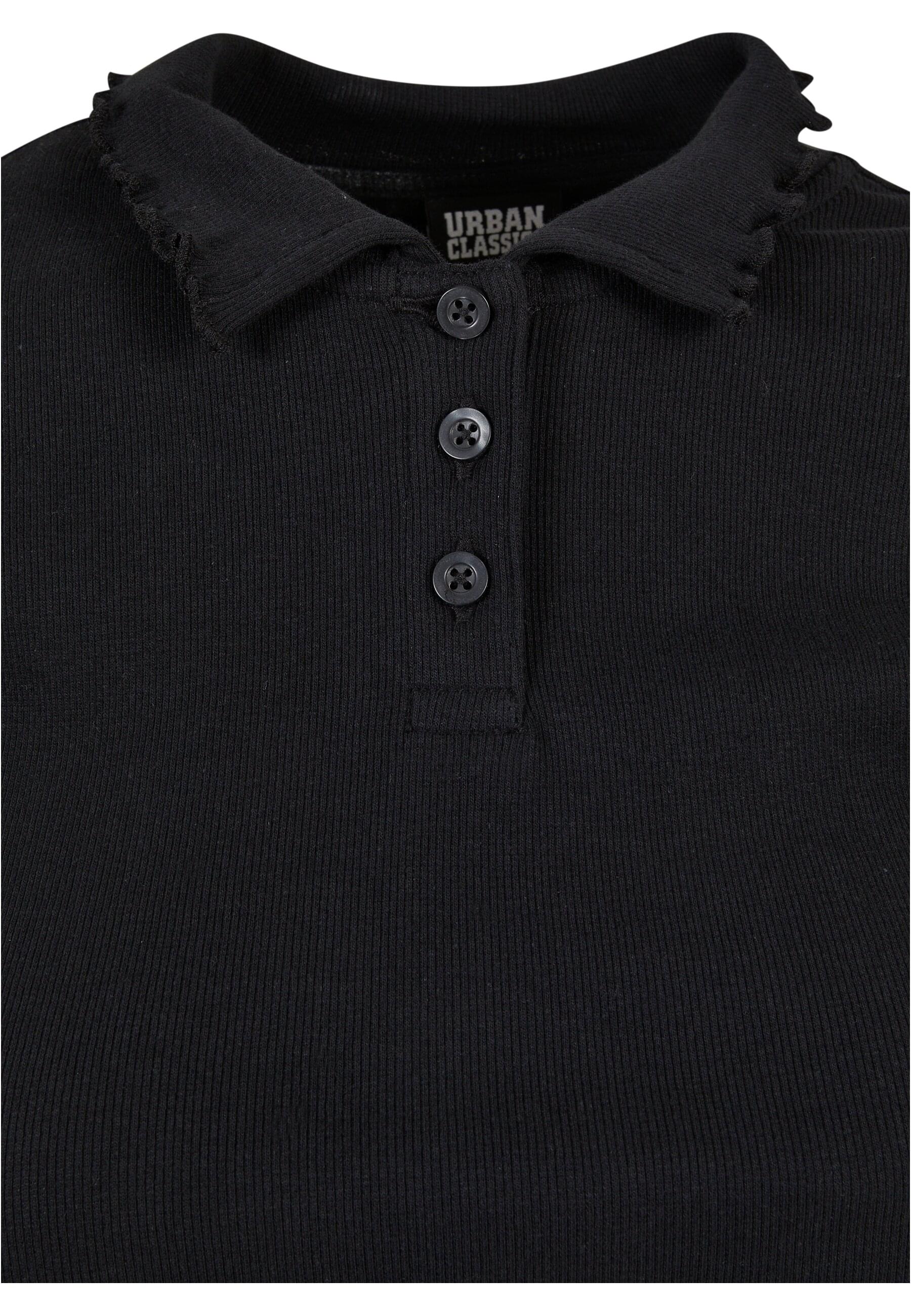 Thumbnail - URBAN CLASSICS T-Shirt "Urban Classics Damen Ladies Rib Polo Tee", (1 tlg.)