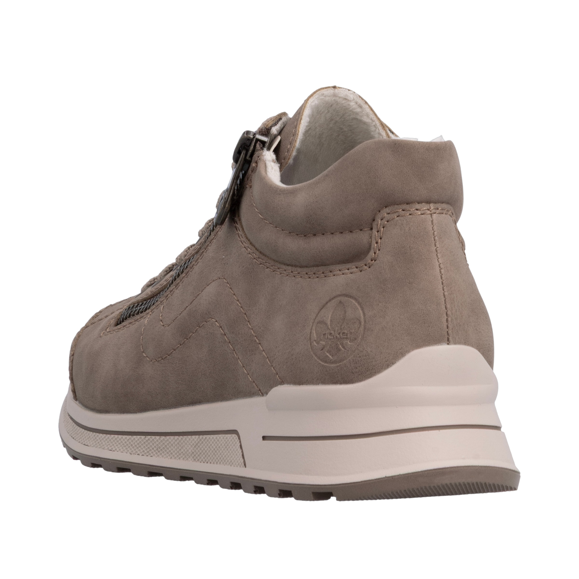 Rieker Sneaker  Freizeitschuh, Halbschuh, Schnürschuh, mit weichem Schaftrand