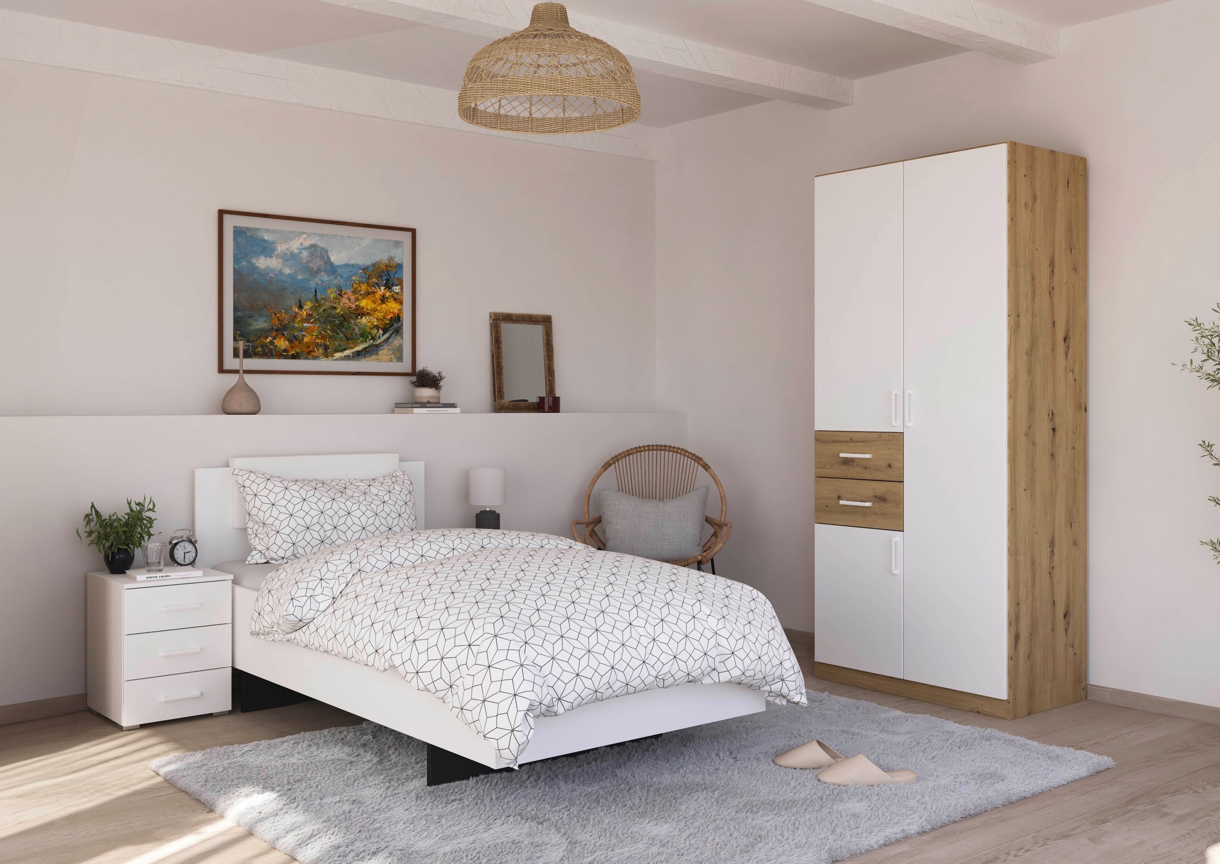 rauch Schlafzimmer-Set "Komplettzimmer Komplettschlafzimmer Schlafzimmer-Se günstig online kaufen