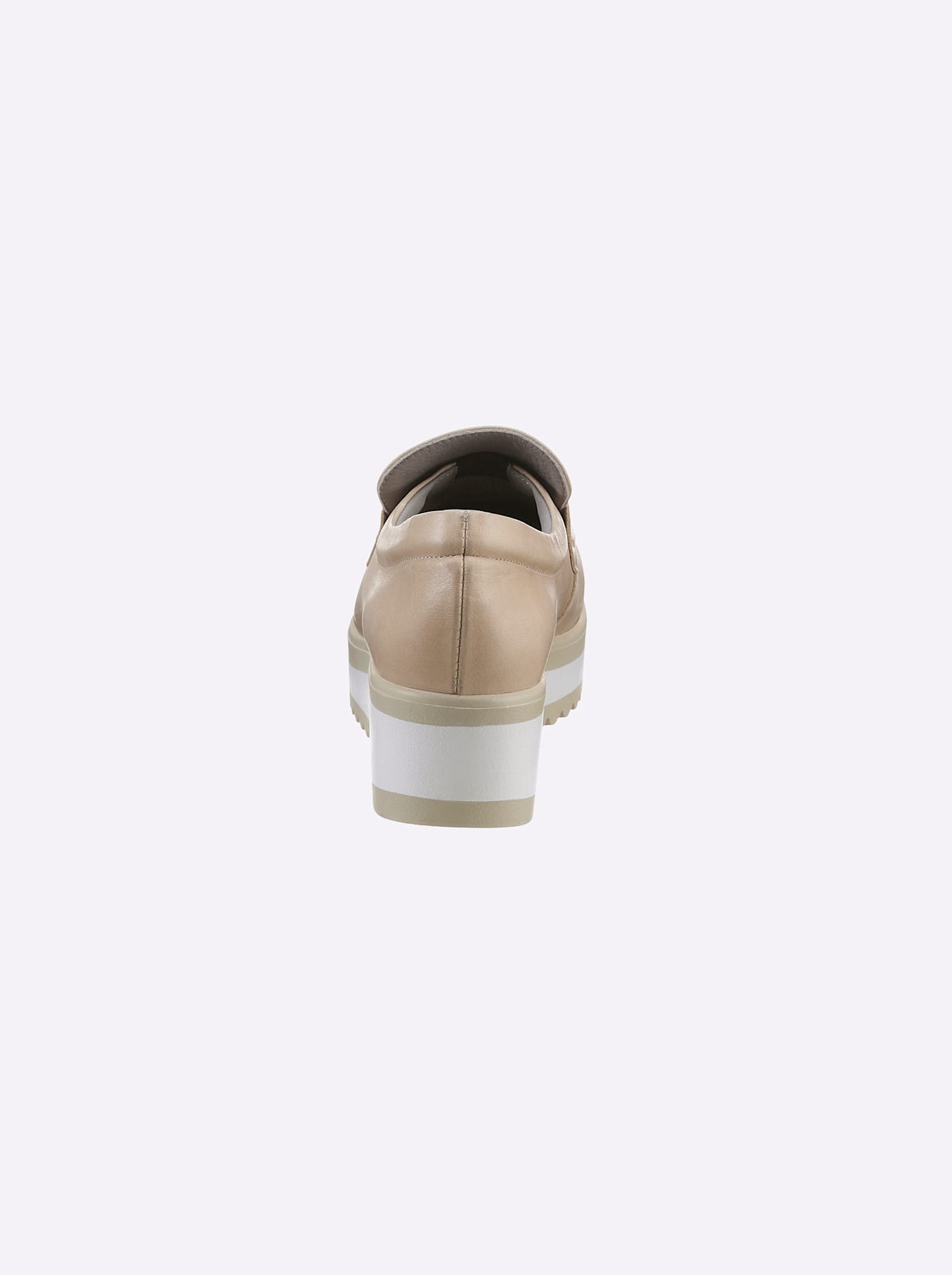 HEINE Damen Slipper Sand Leder Gr. 40 3
