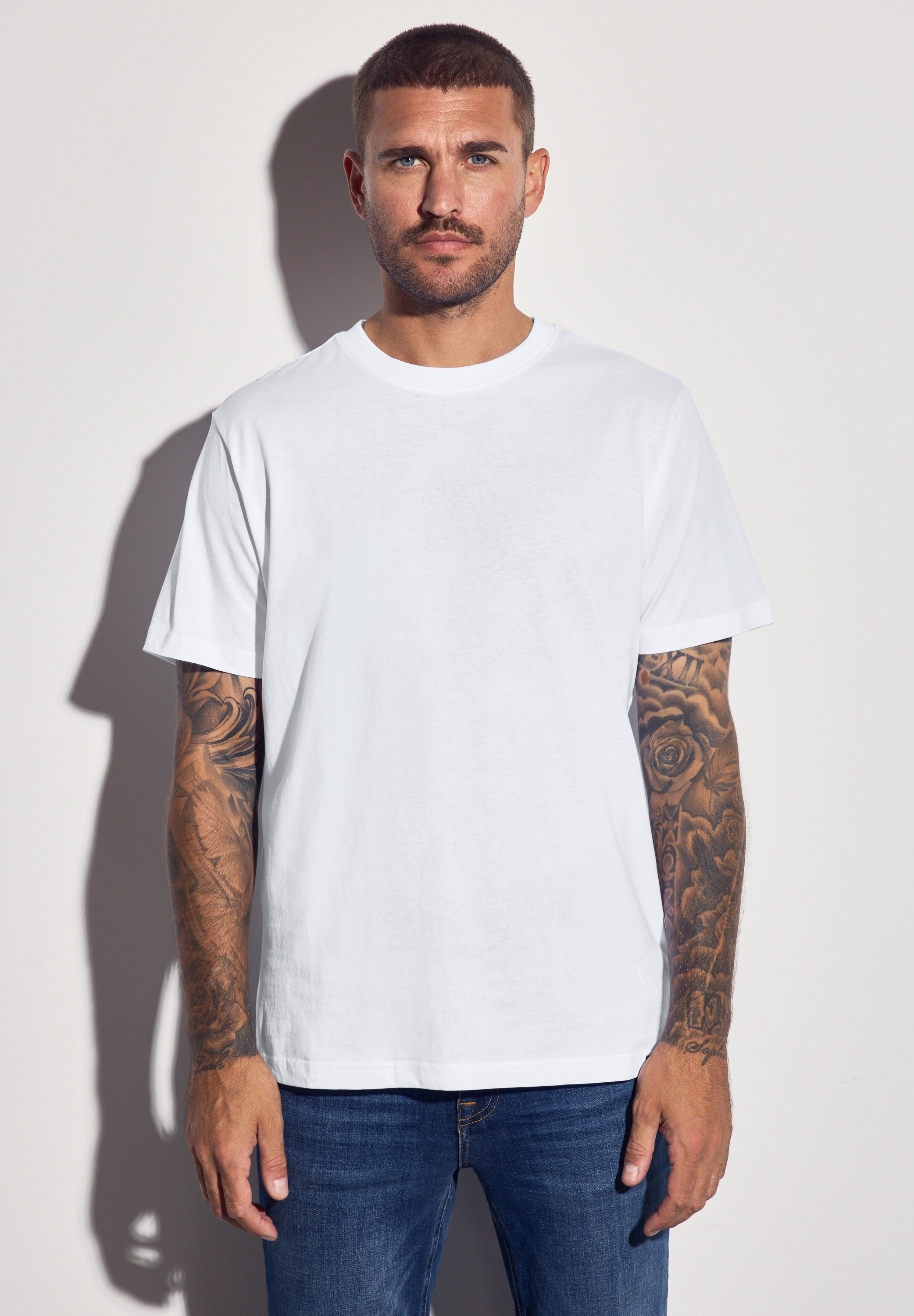 STREET ONE MEN aus reiner Baumwolle