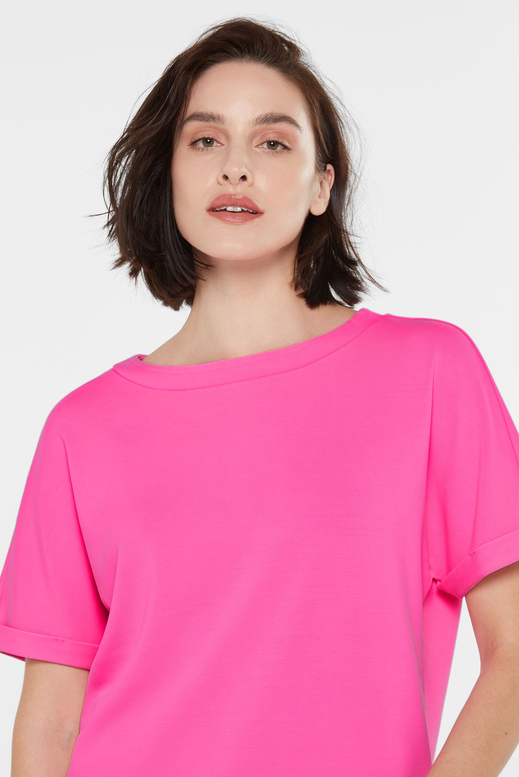 SENSES.THE LABEL Rundhalsshirt, mit Fledermausärmel