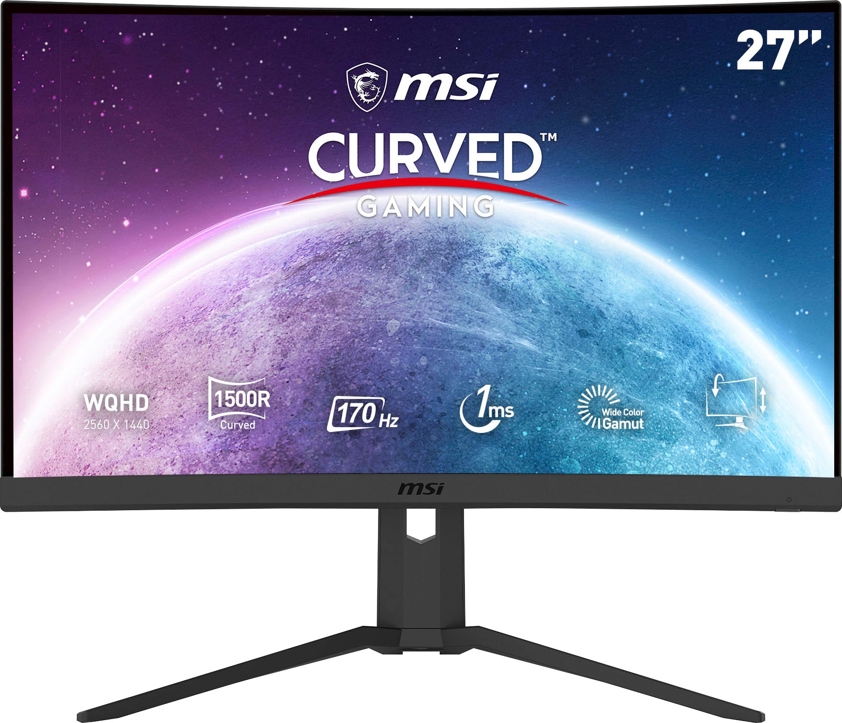 MSI Curved-Gaming-LED-Monitor »Optix G27CQ...