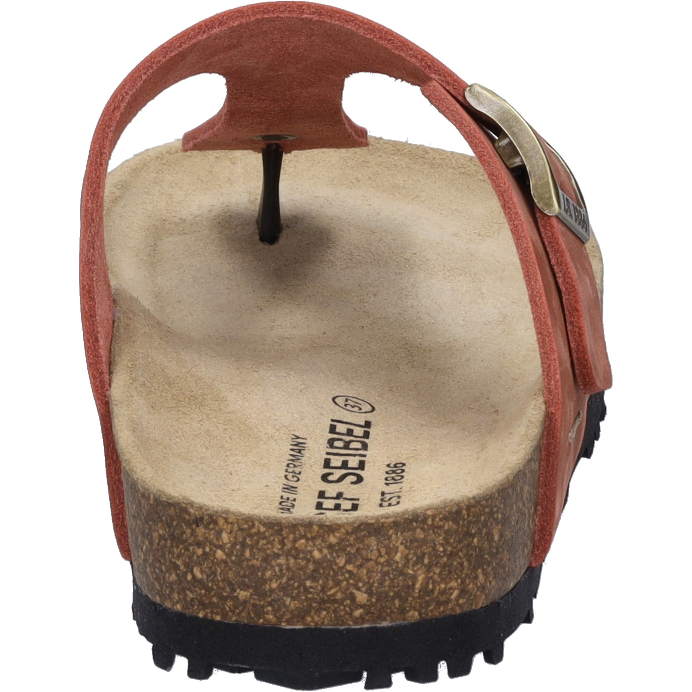 Zehentrenner JOSEF SEIBEL "Hermine 02, koralle", Damen, Gr. 43, blau (koralle), Obermaterial: 100% Rindsleder Leather cow., Schuhe Zehentrenner 3
