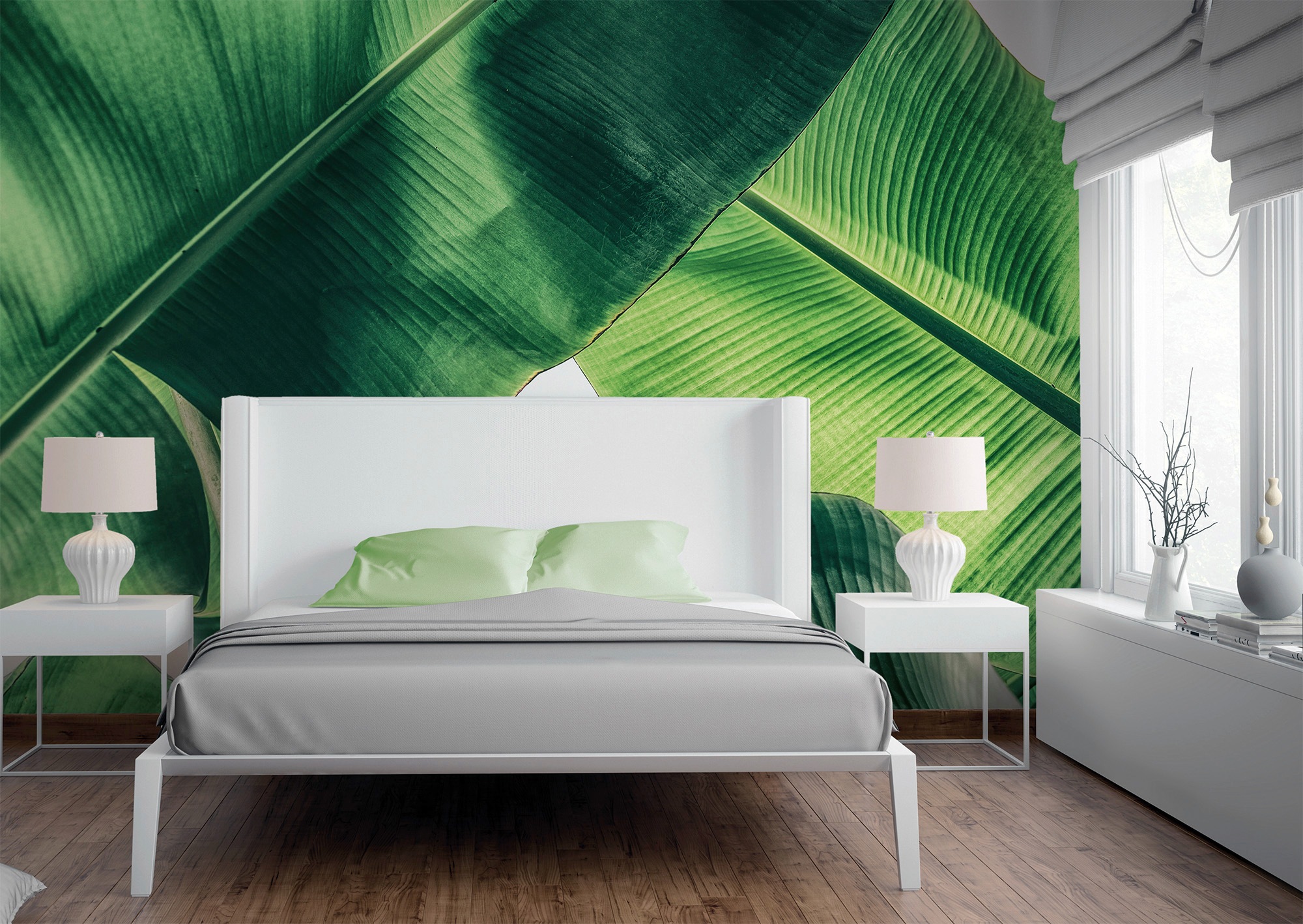 living walls Fototapete »Designwalls Broken Leaf 1«, Vlies, Wand, Schräge, Decke