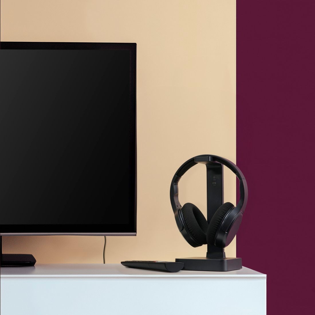 Hama HiFi-Kopfhörer »TV-Kopfhörer (kabellos, 2,4-GHz-Verbindung, 16 h Akku, Voice-Mode)«, Bluetooth
