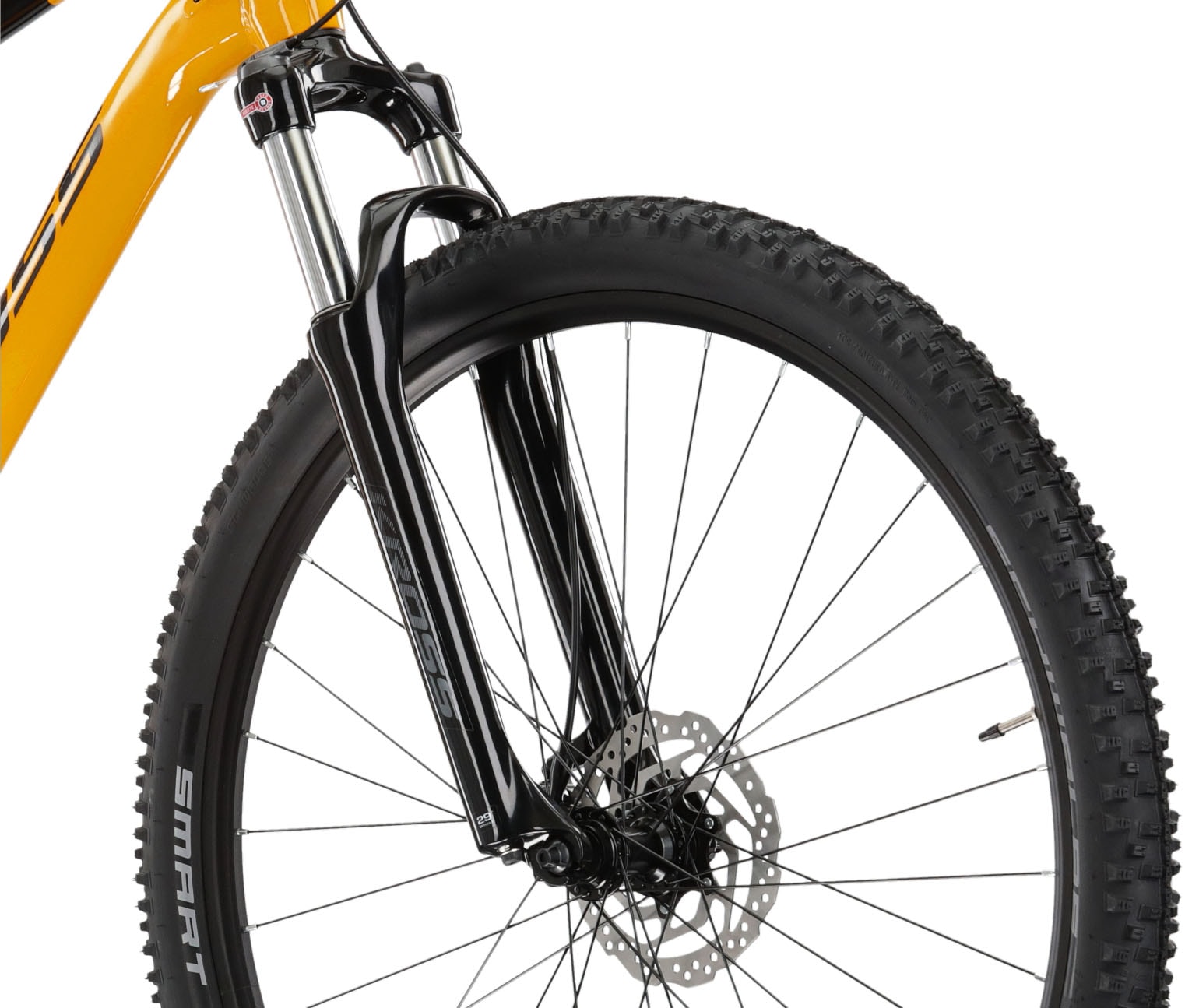 Kross Mountainbike »KROSS MTB Hardtail Level 2.0 29" gelb 18 Gänge«, 18 Gang, Shimano, ALIVIO M3100 Schaltwerk, Kettenschaltung