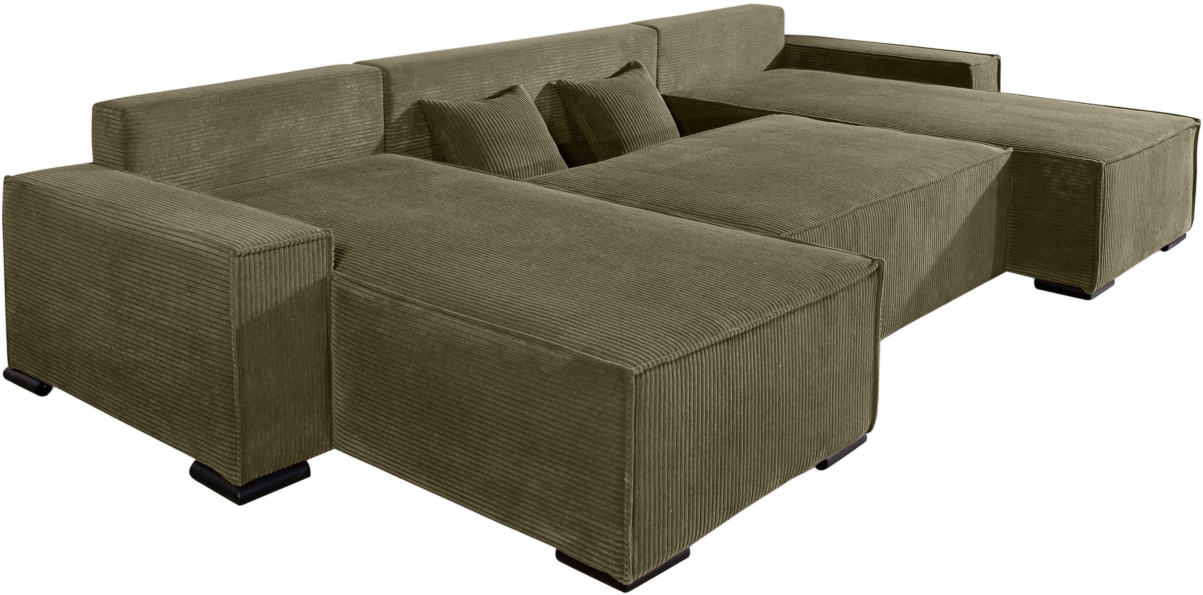 COLLECTION AB Wohnlandschaft »Manhattan« Wohnlandschaft,2  Ottomane,Bonnelfederkern,Schlaffunktion