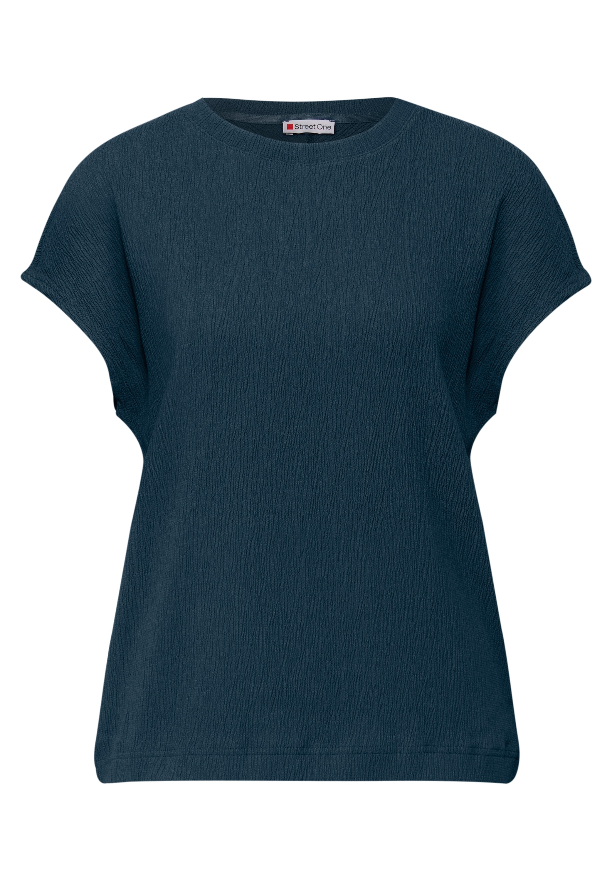 STREET ONE T-Shirt, mit Elastiksaum